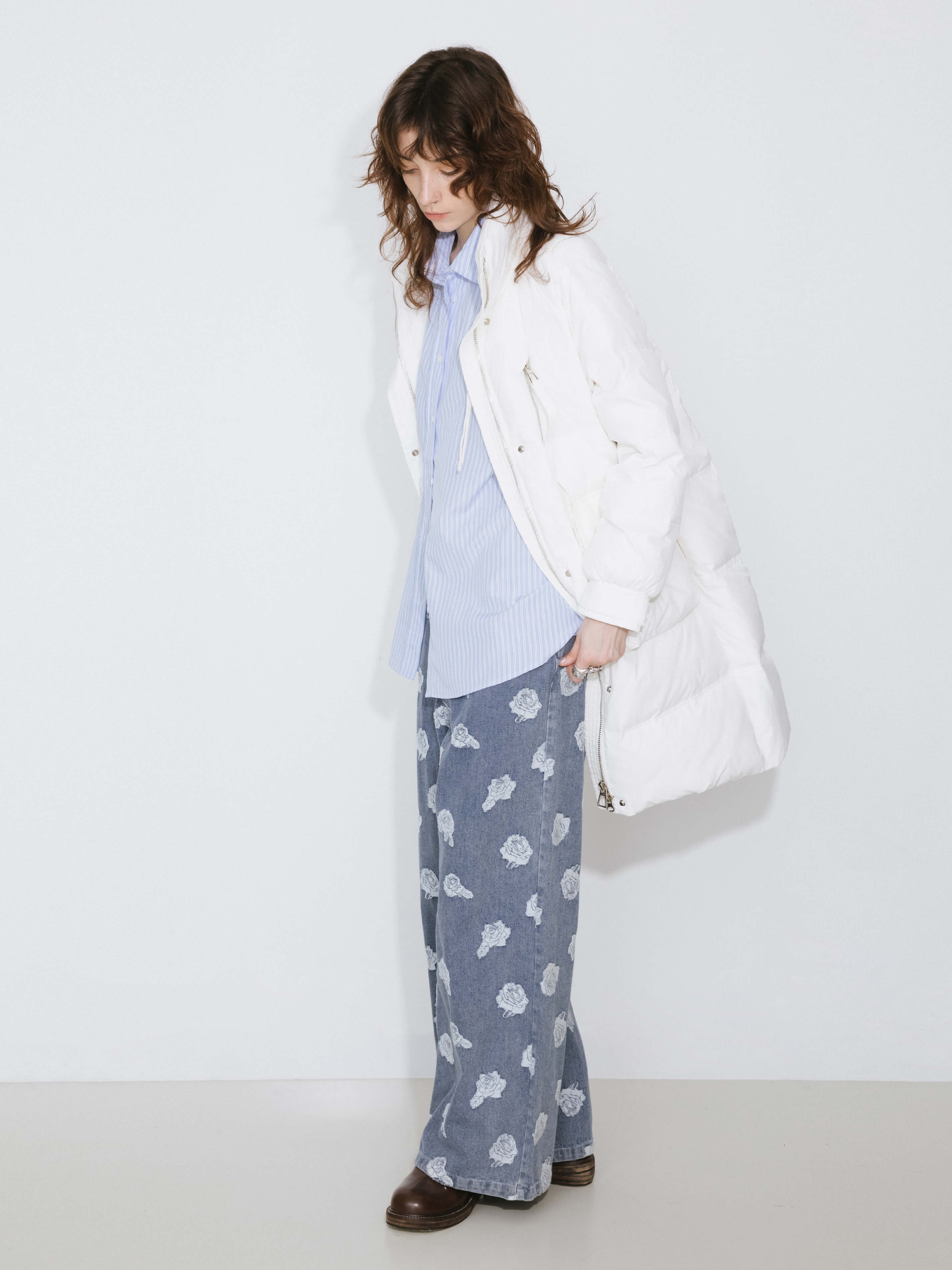 Raglan Sleeve Puffer Coat