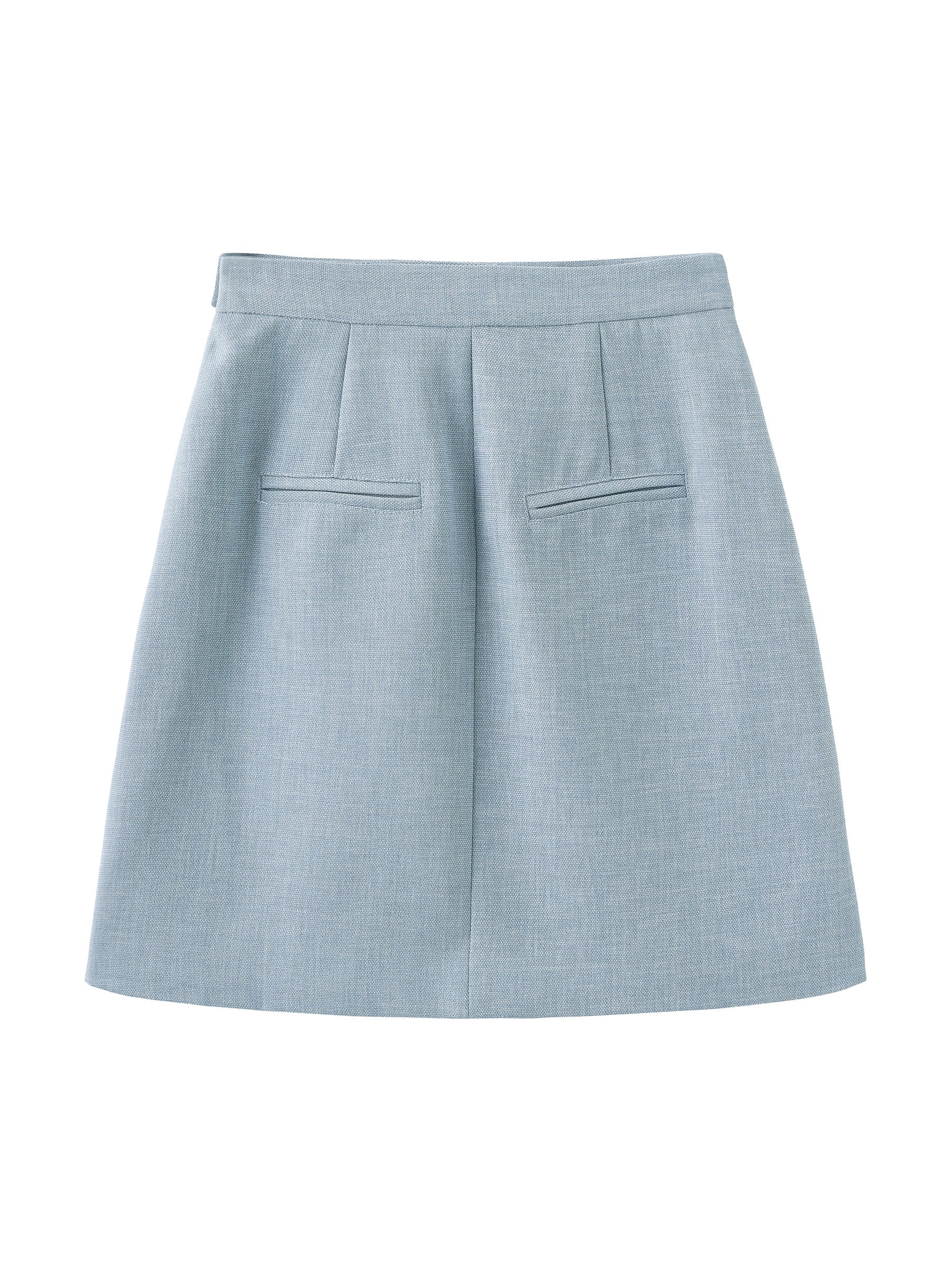 Cut Out Tailored Mini Skirt-7