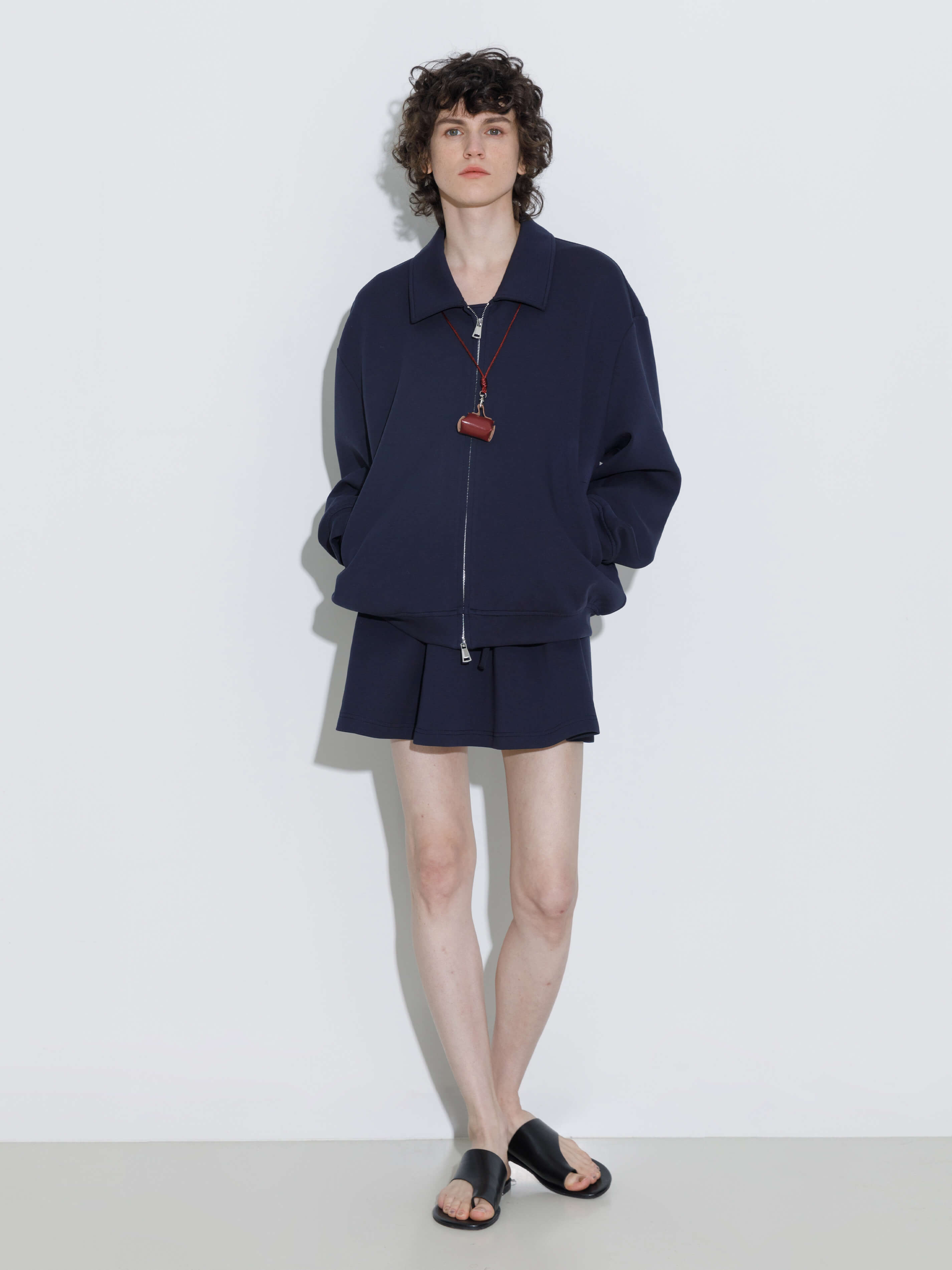 Relaxed Fit Zipped Utility Jacket-12