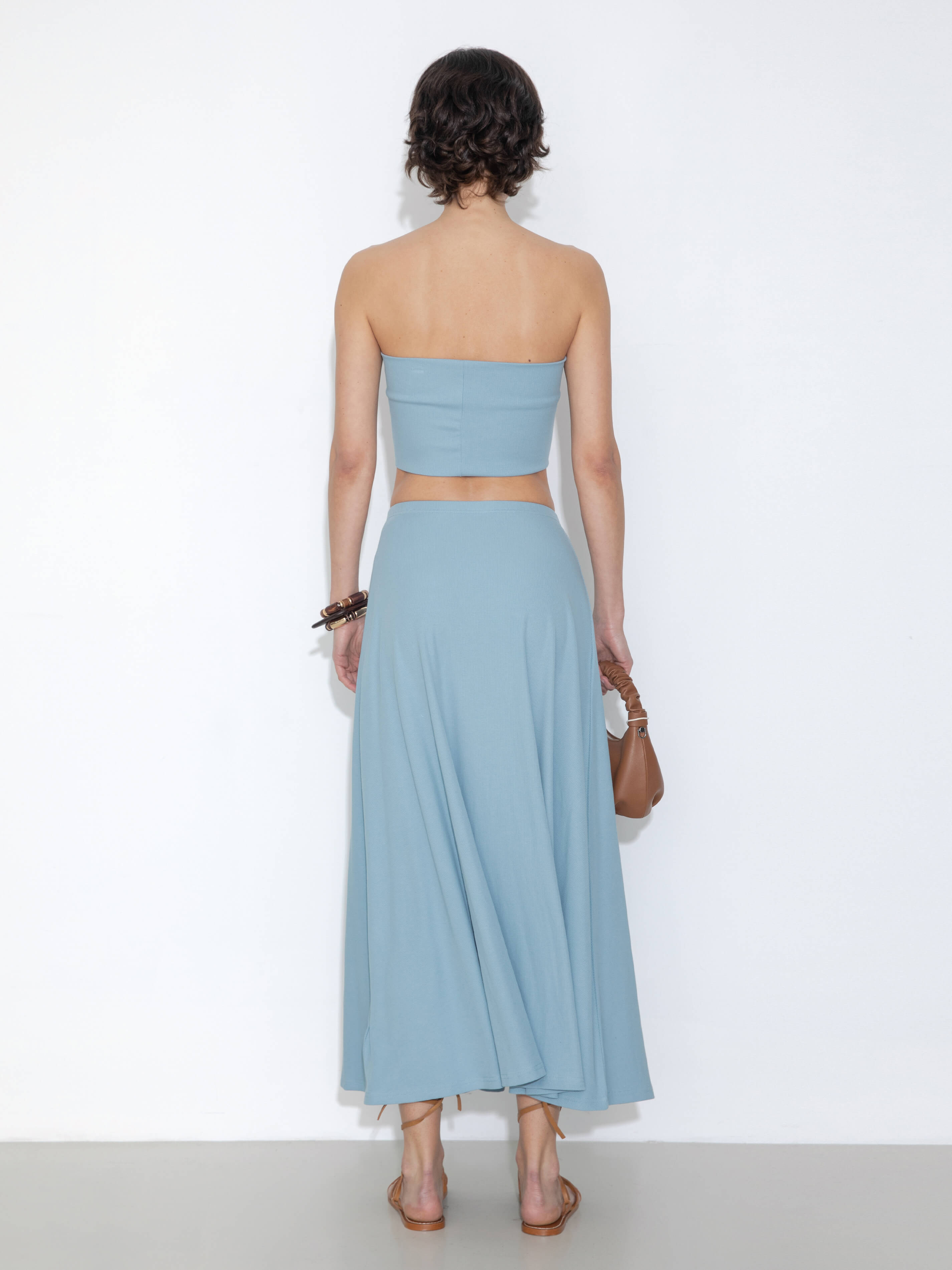 Convertible Strapless A-Line Dress & Skirt-12