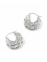 Textured Layered Hoop Earrings