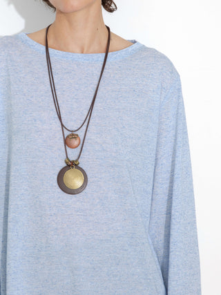 Loose Crew Neck Long Sleeve Knit Top