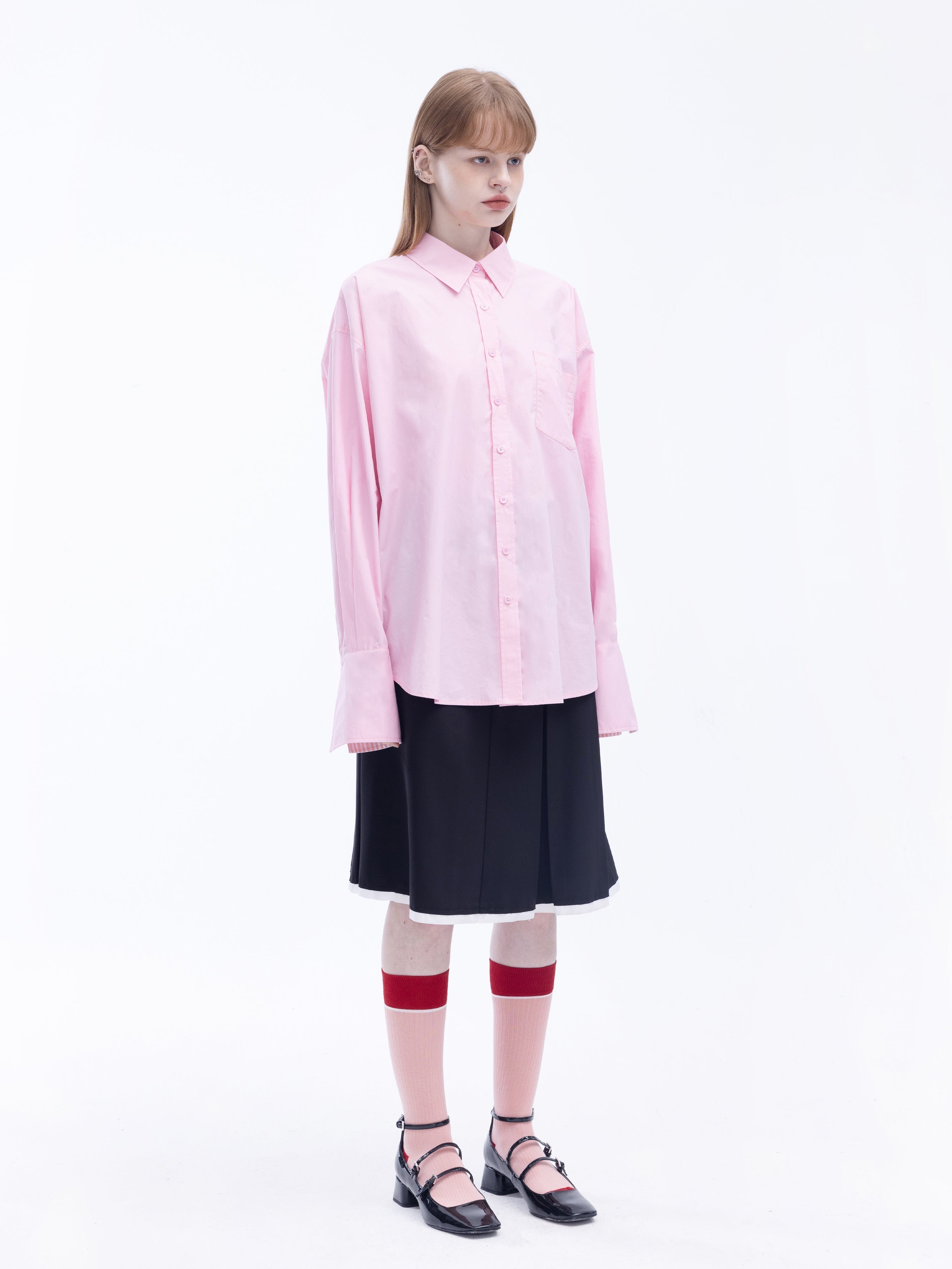 Classic Shirt with Turn-Up Cuffs-11
