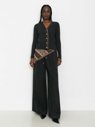 Casual Drawstring Loose Straight Pants