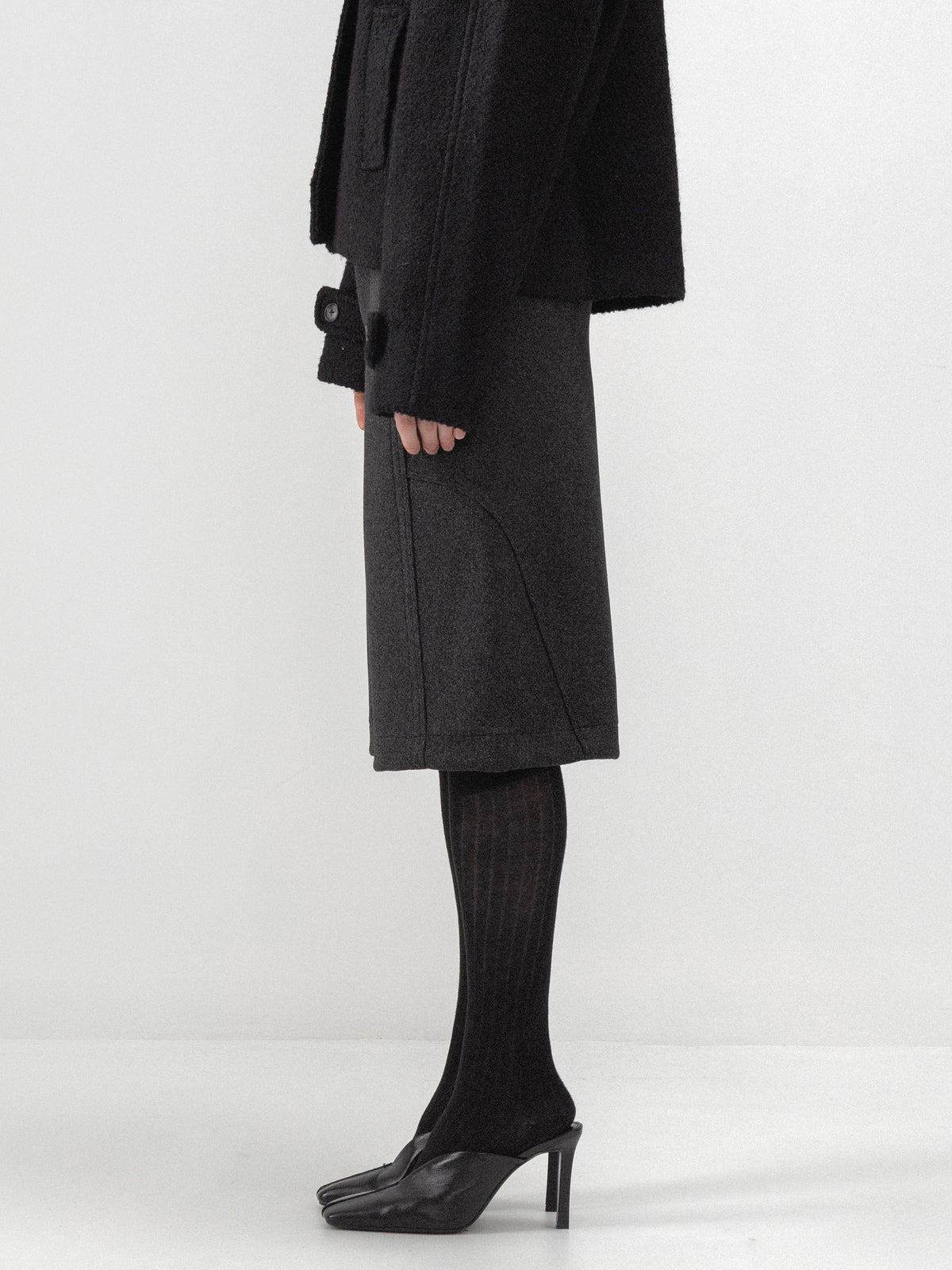 CUBIC Tailored Wool-Blend Bermuda Shorts-4