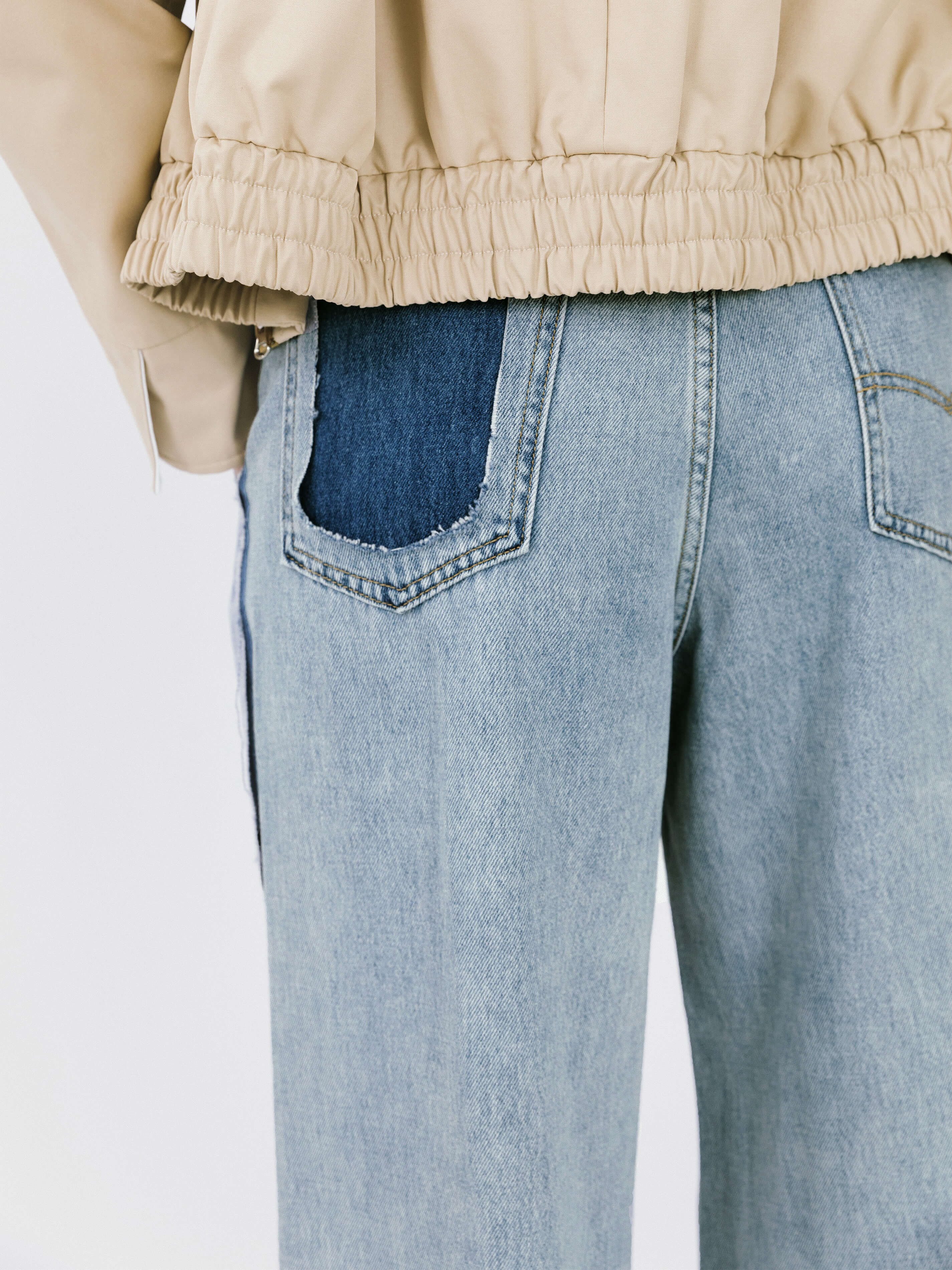 High Waist Barrel Leg Jeans-5