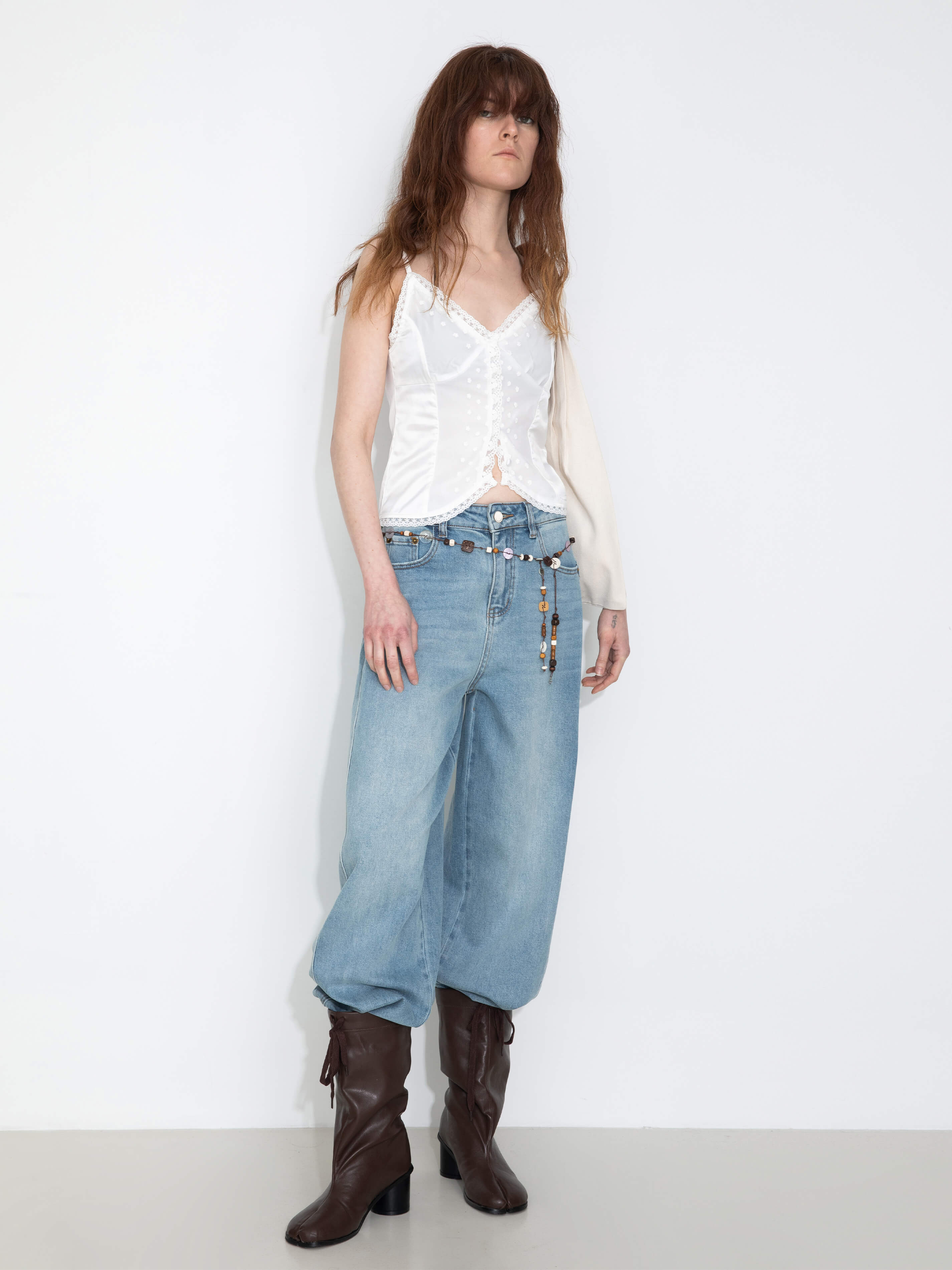 Embroidered lace Tank Top-5