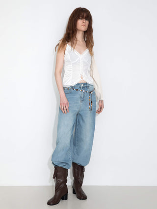 Embroidered lace Tank Top