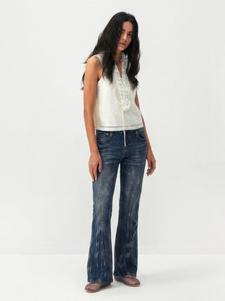 CUBIC  Low-Rise Flare Jeans