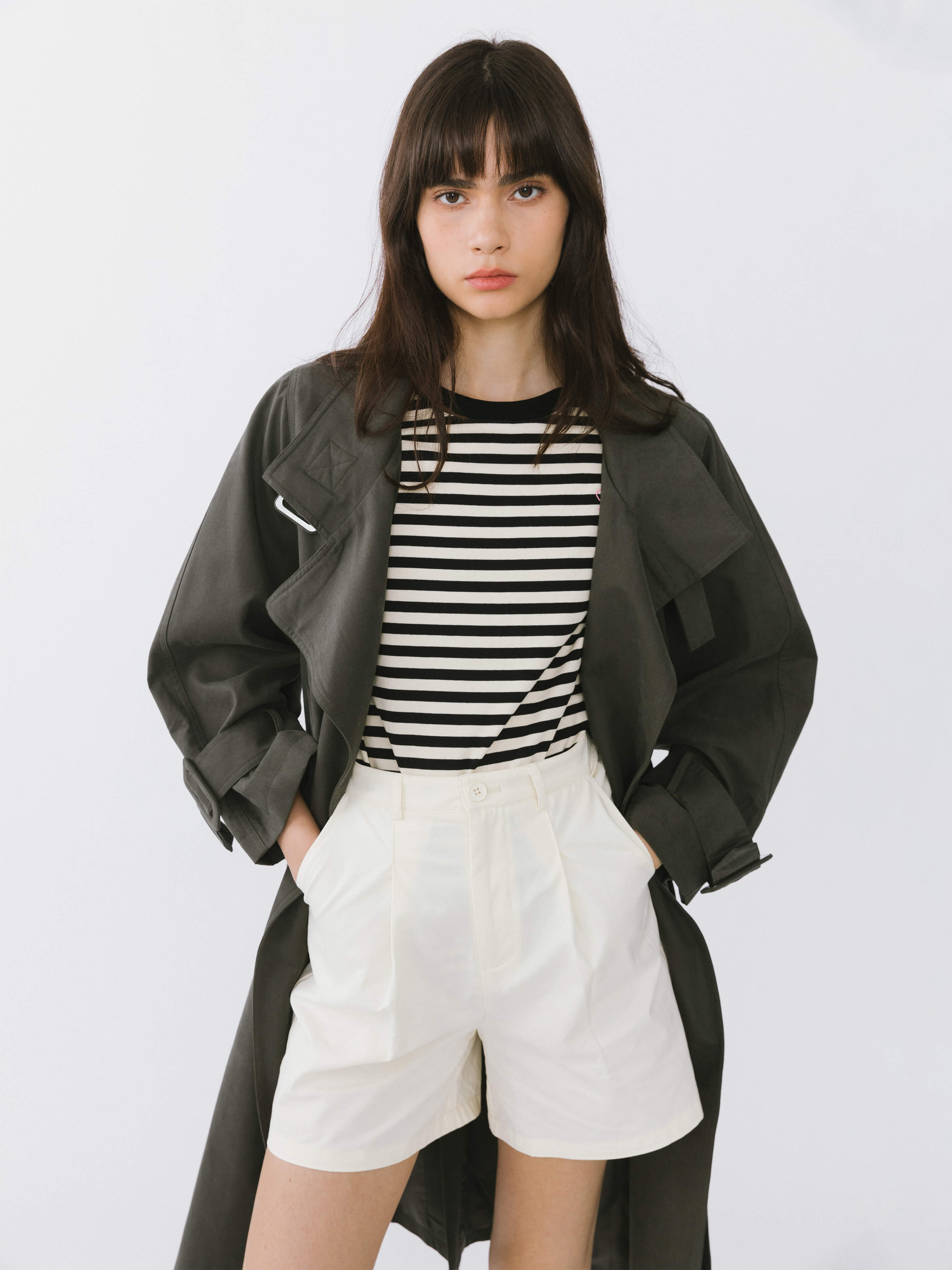 Overlay Mid-Length Trench Coat-5