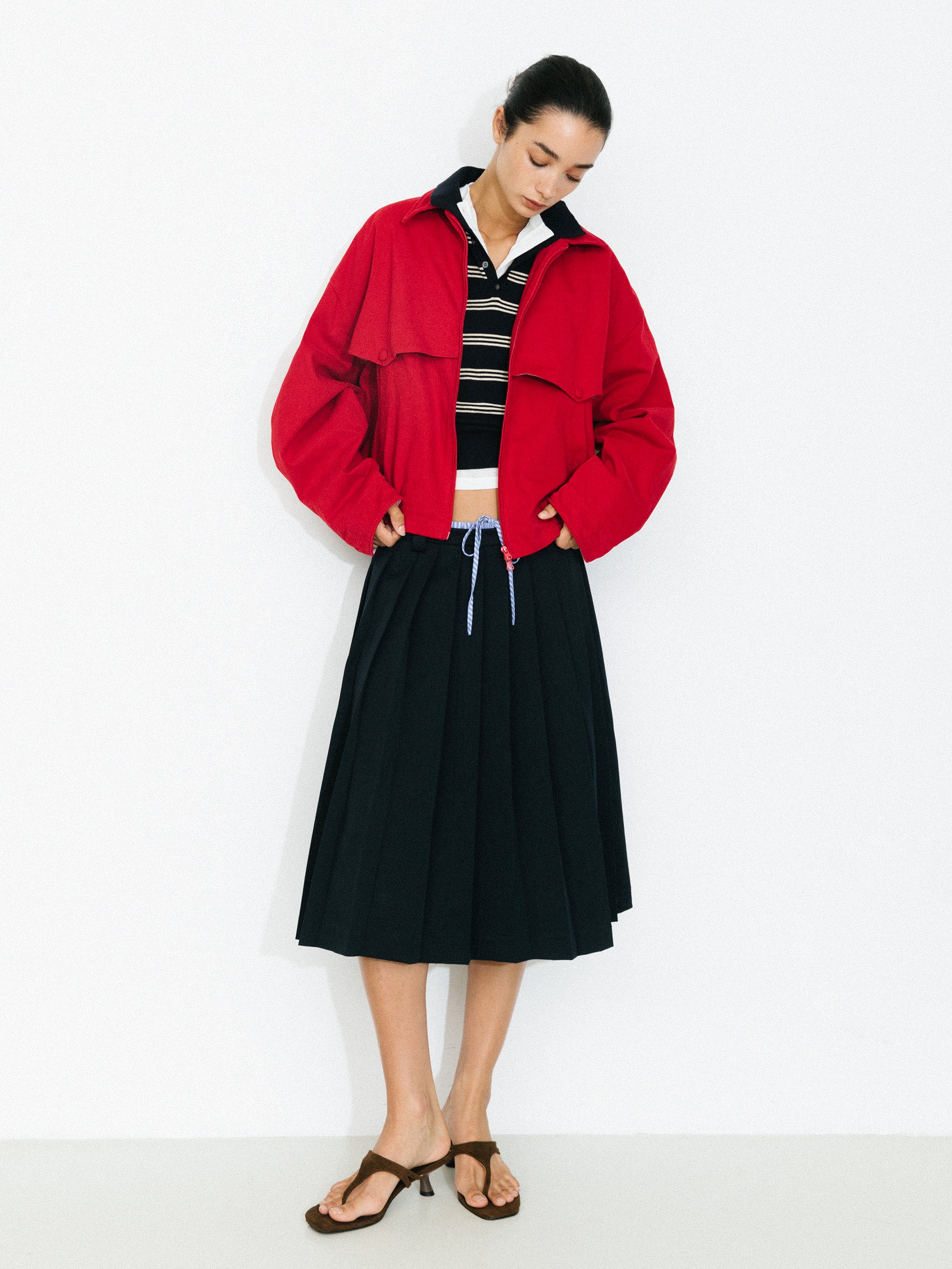 100% Cotton Mouldable Collar Casual Jacket-4