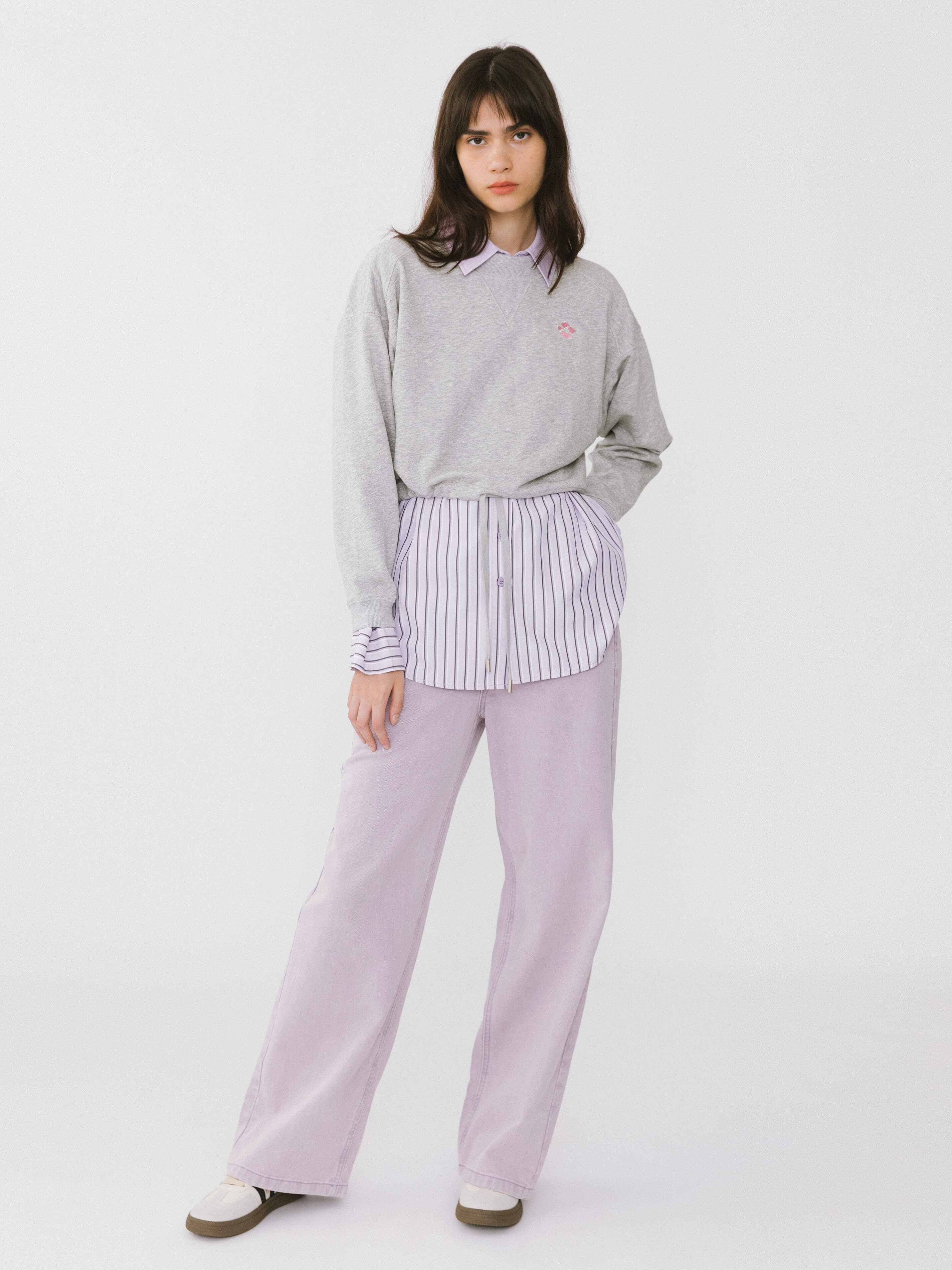 Short Basic Sweatshirt-2