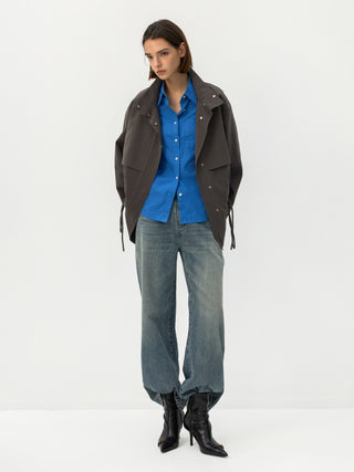CUBIC Drawstring Cotton Field Jacket