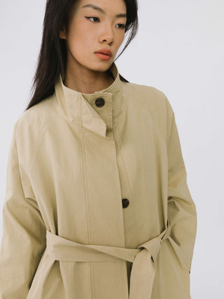 Single Breasted Trench Coat