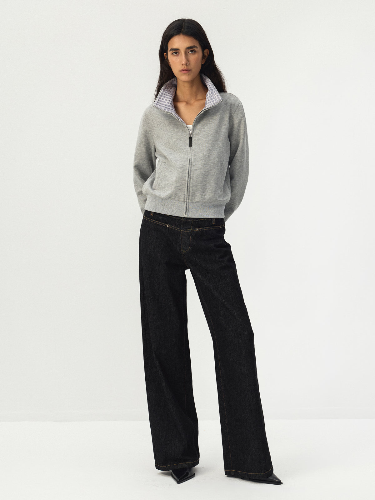 CUBIC High-Rise Wide-Leg Jeans-4