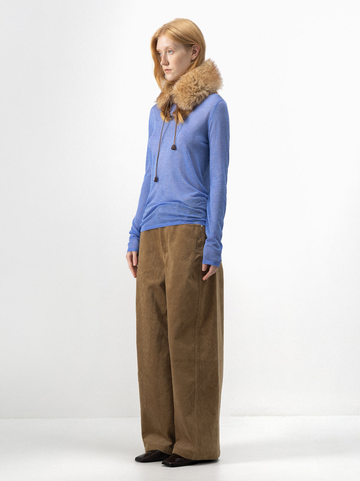 CUBIC Sheer Turtleneck Layering Top-4