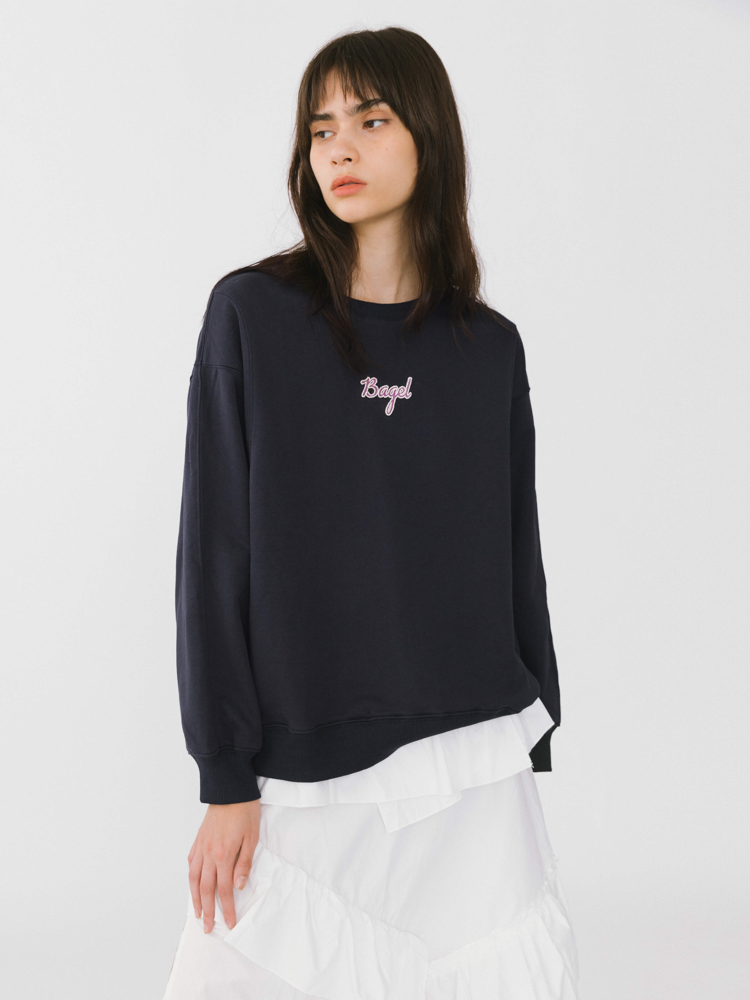 Bagel Oversized Boyfriend Sweater-4
