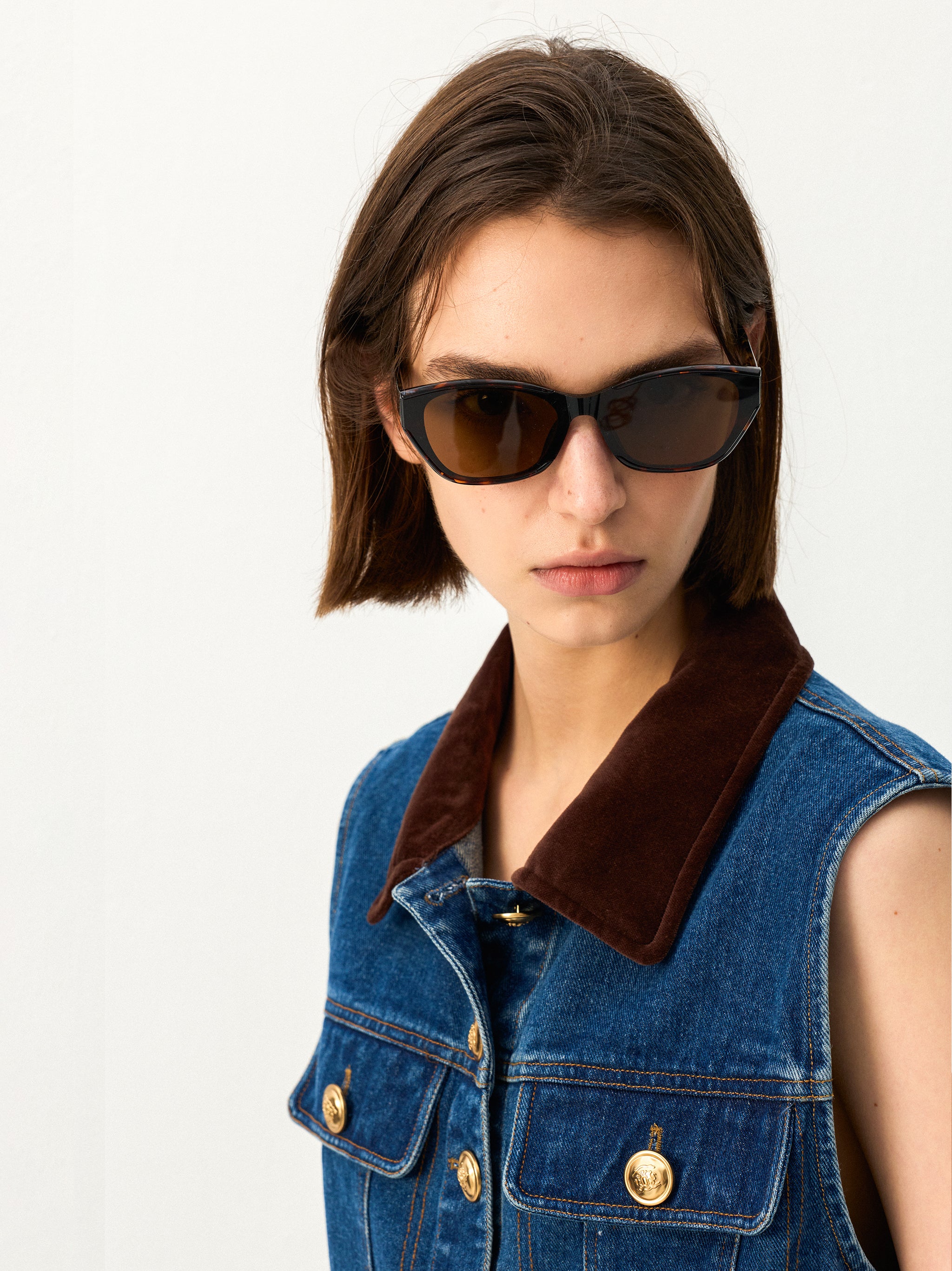 Cat Eye Retro Sunglasses-4