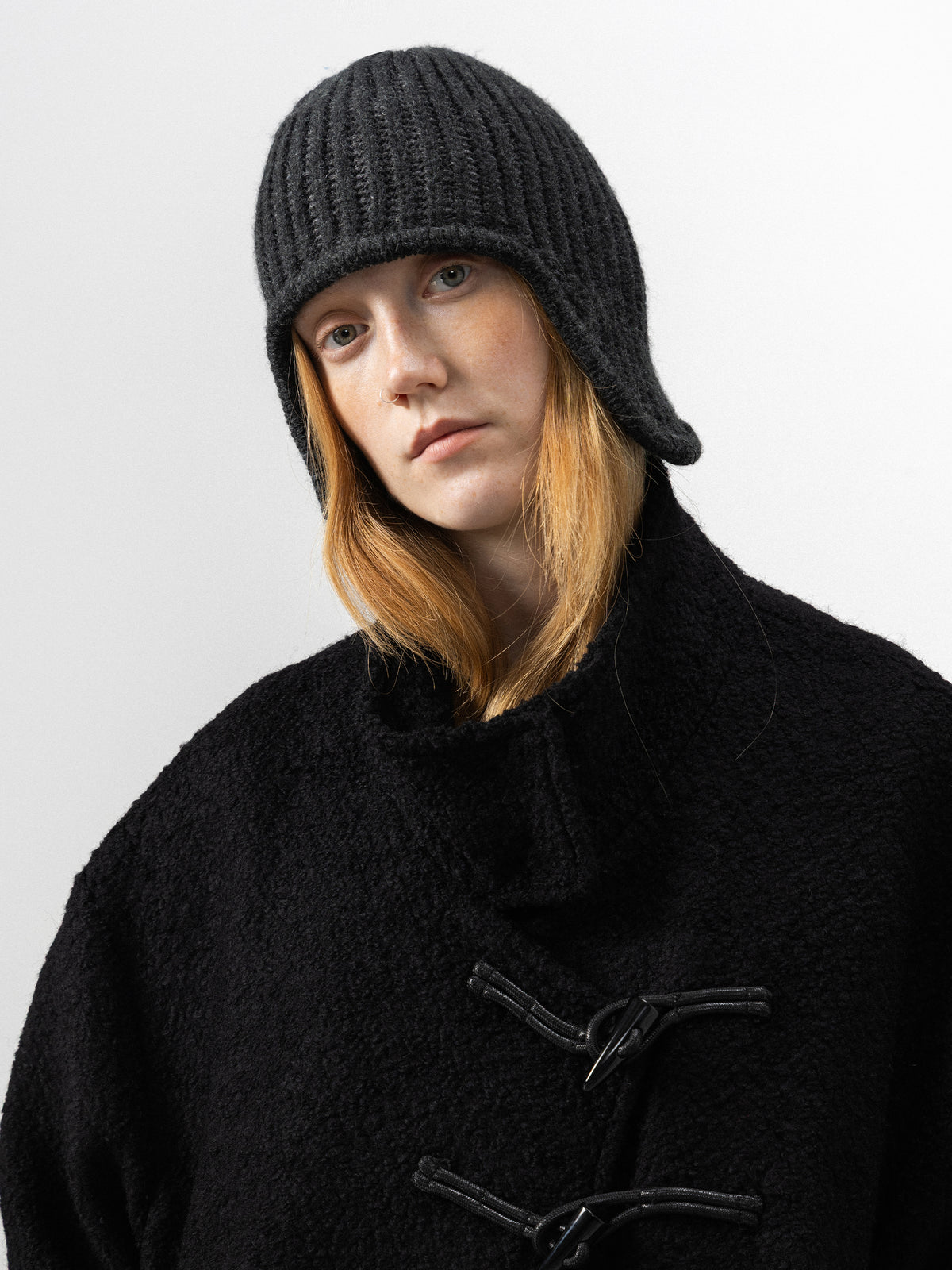 CUBIC Convertible Ribbed Knit Aviator Hat-4