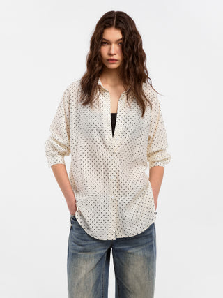 CUBIC Lyocell Polka Dot Shirt