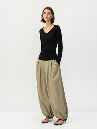 CUBIC Pleated Balloon Pants