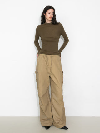 Merino Wool Turtleneck Knitwear Jumper