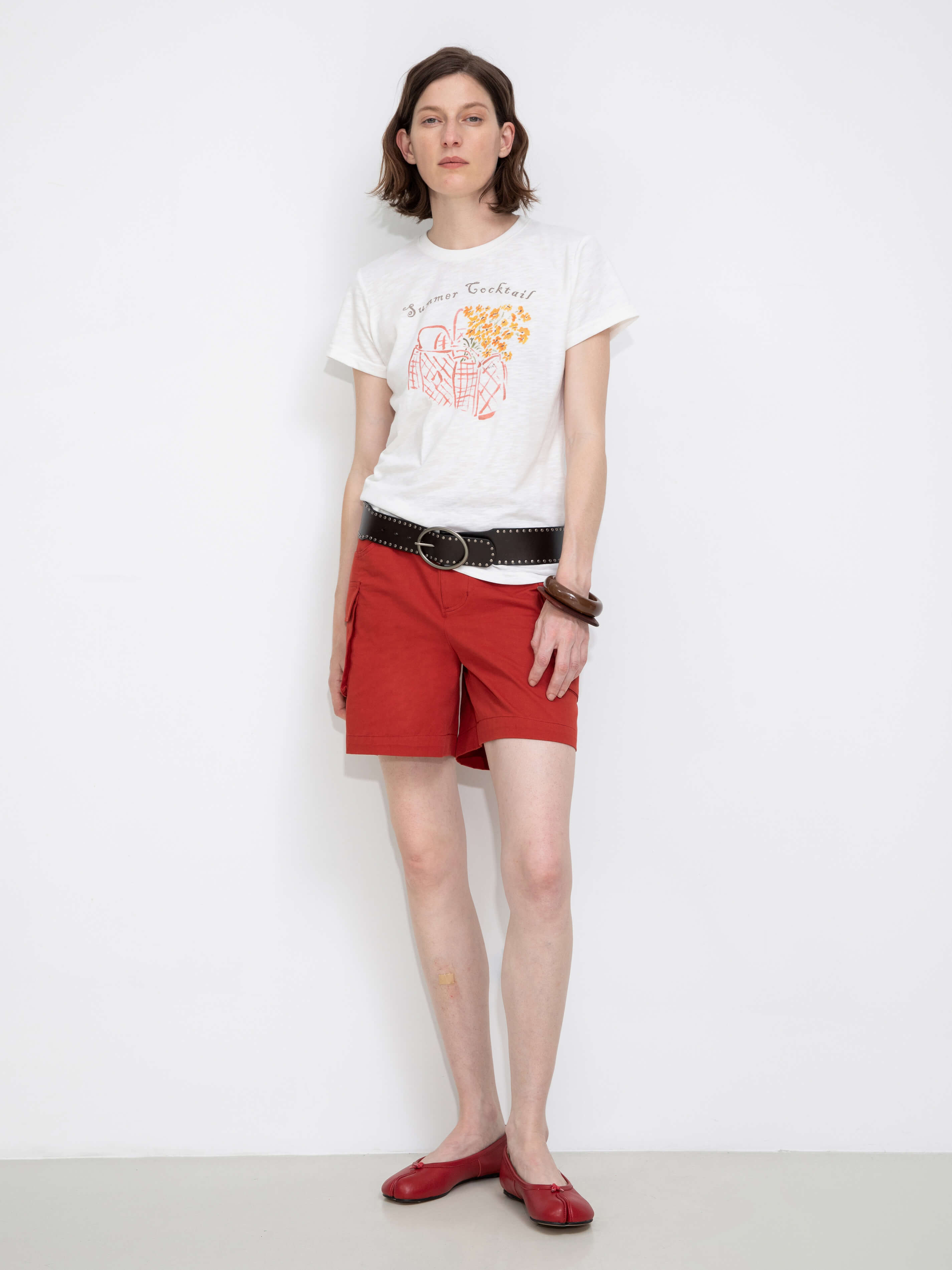 Printed Casual Short-Sleeve Top-4