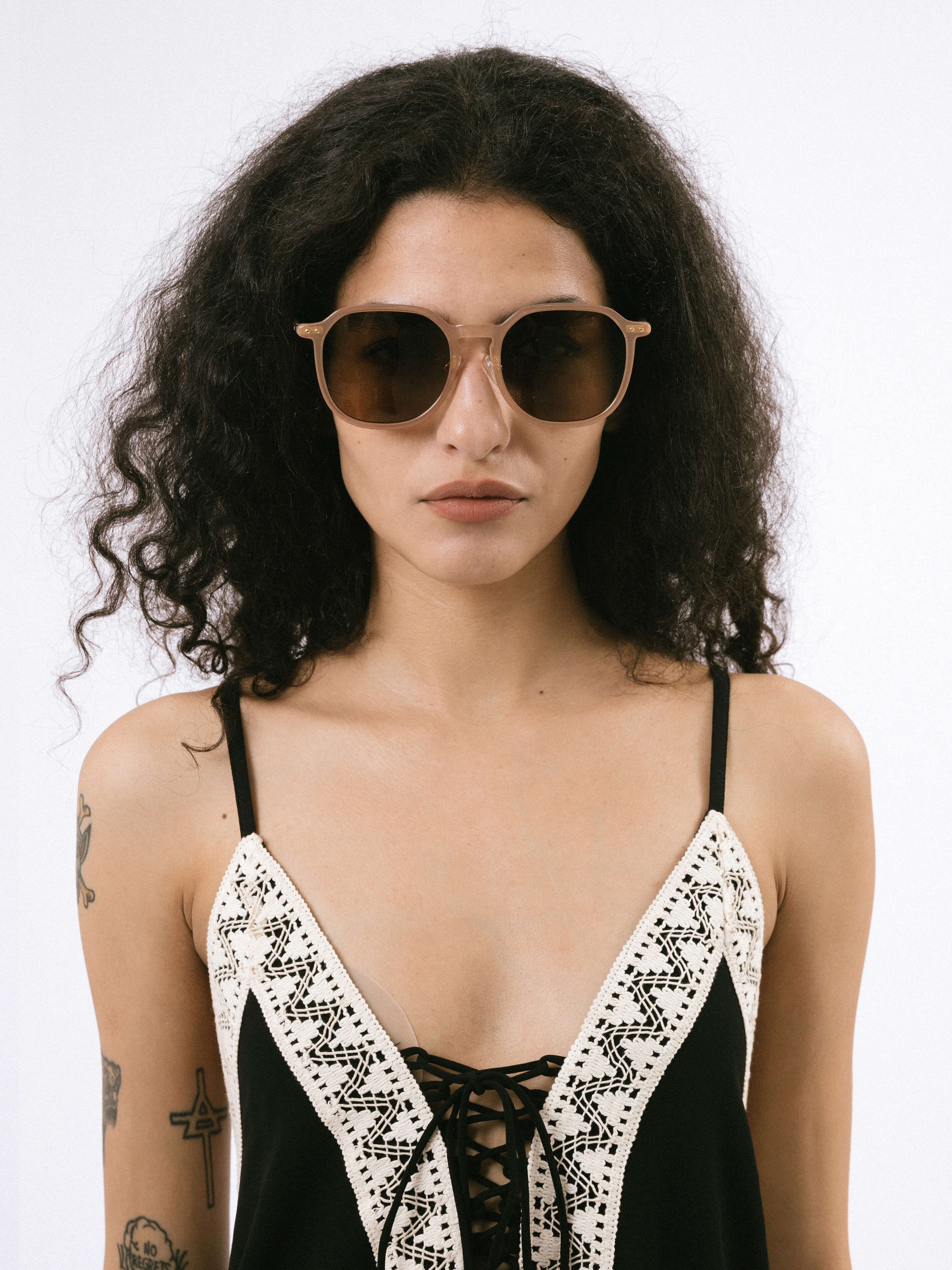 Oversized Round Sunglasses-2