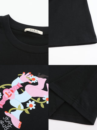 Stay Weird Oversized Printed T-Shirt