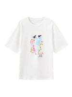 Stay Weird Oversized Printed T-Shirt