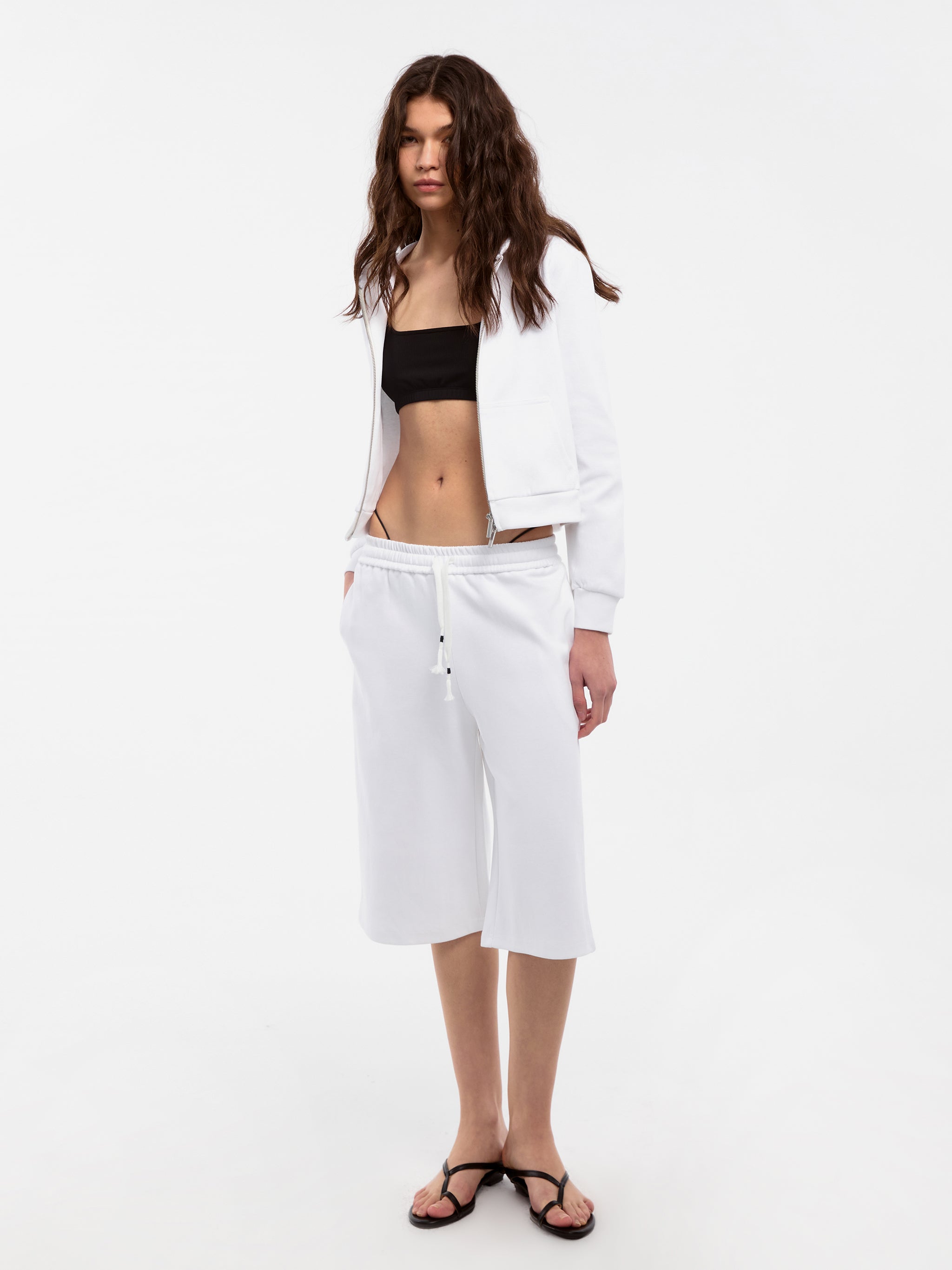 CUBIC Casual Zip-Up Hooded Sweatshirt-5