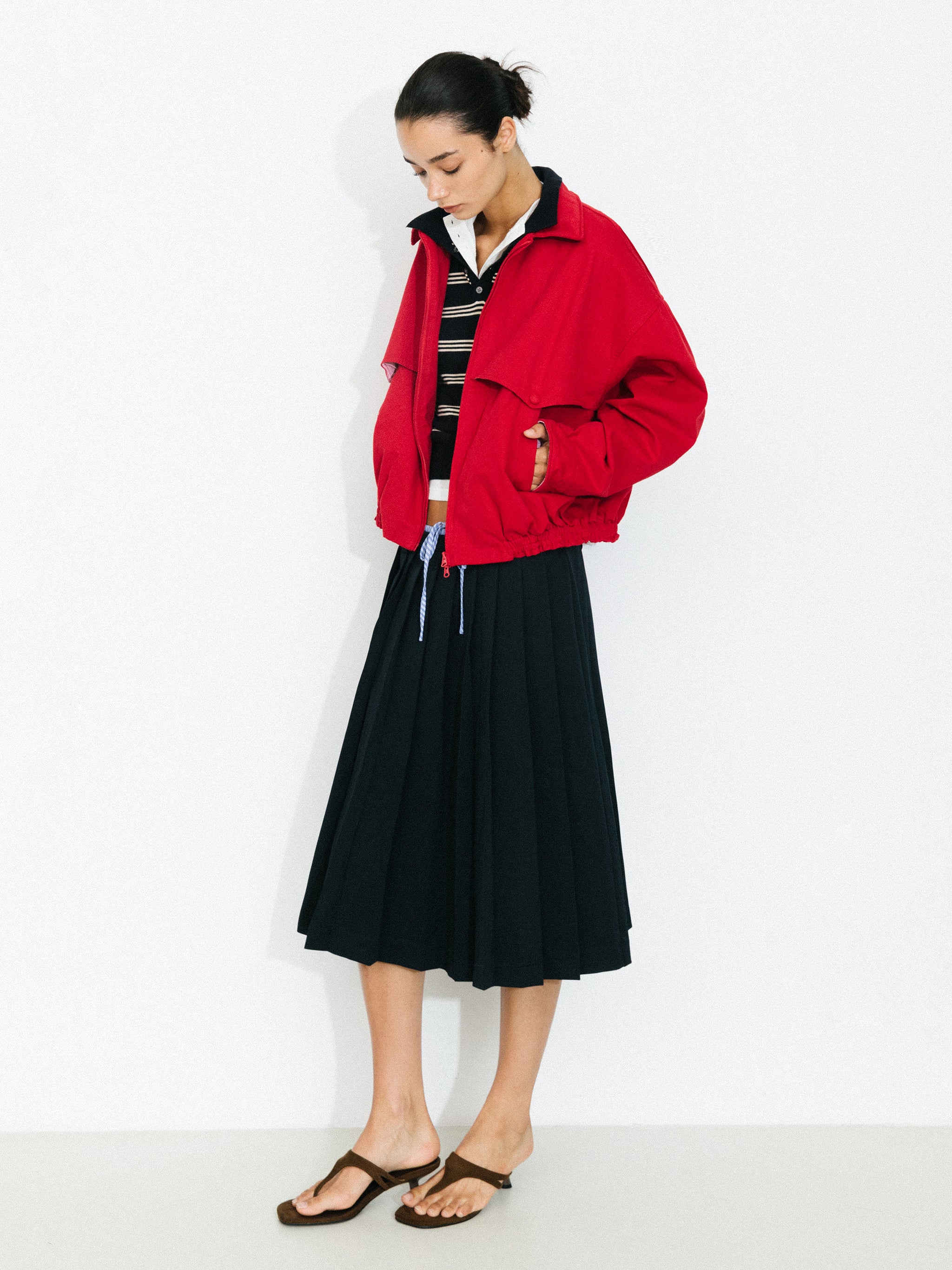 100% Cotton Mouldable Collar Casual Jacket-5