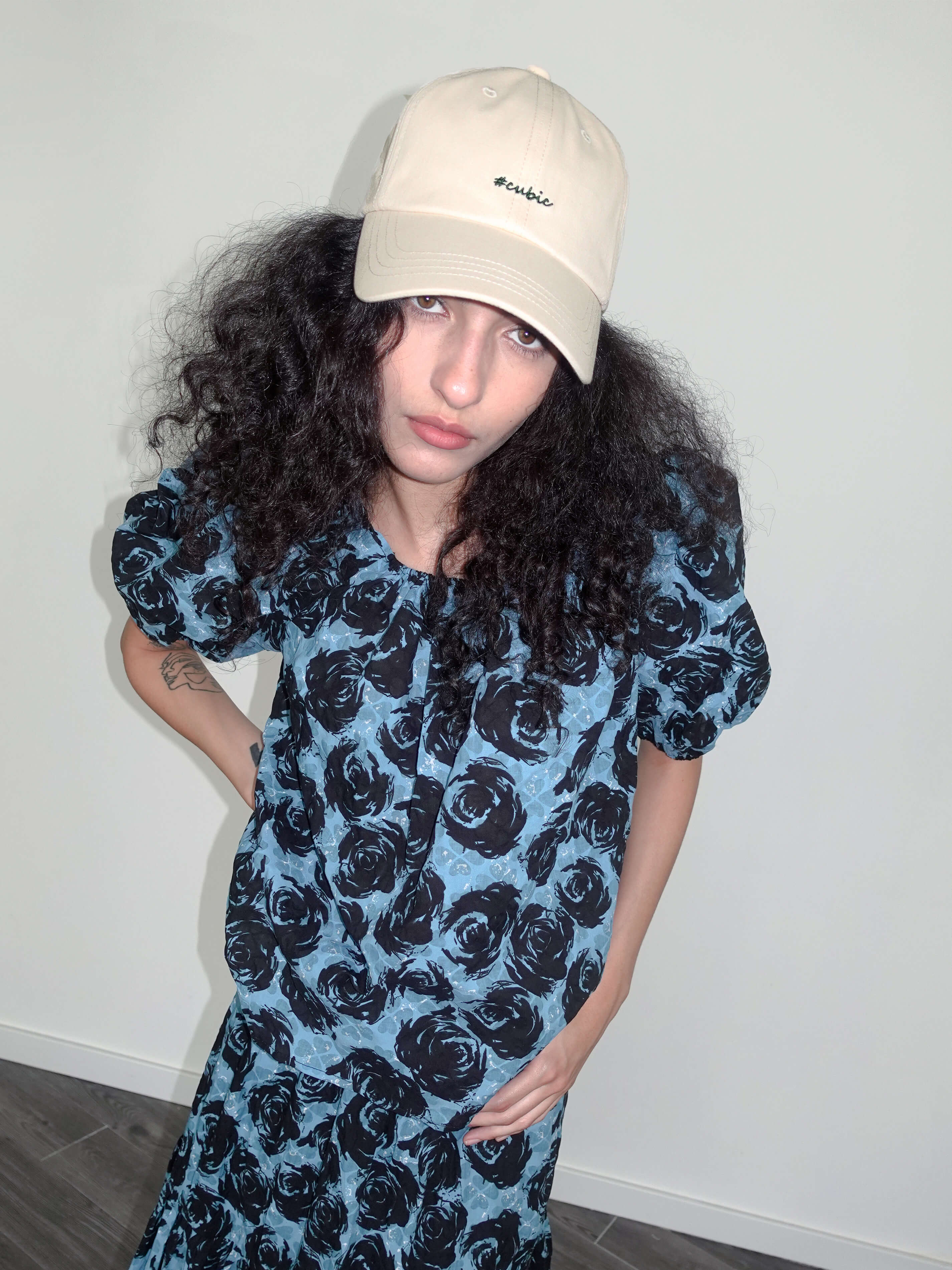 CUBIC Embroidered Solid Color Baseball Cap-12