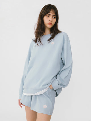 Oversized Long Sleeve T-Shirt and Matching Shorts