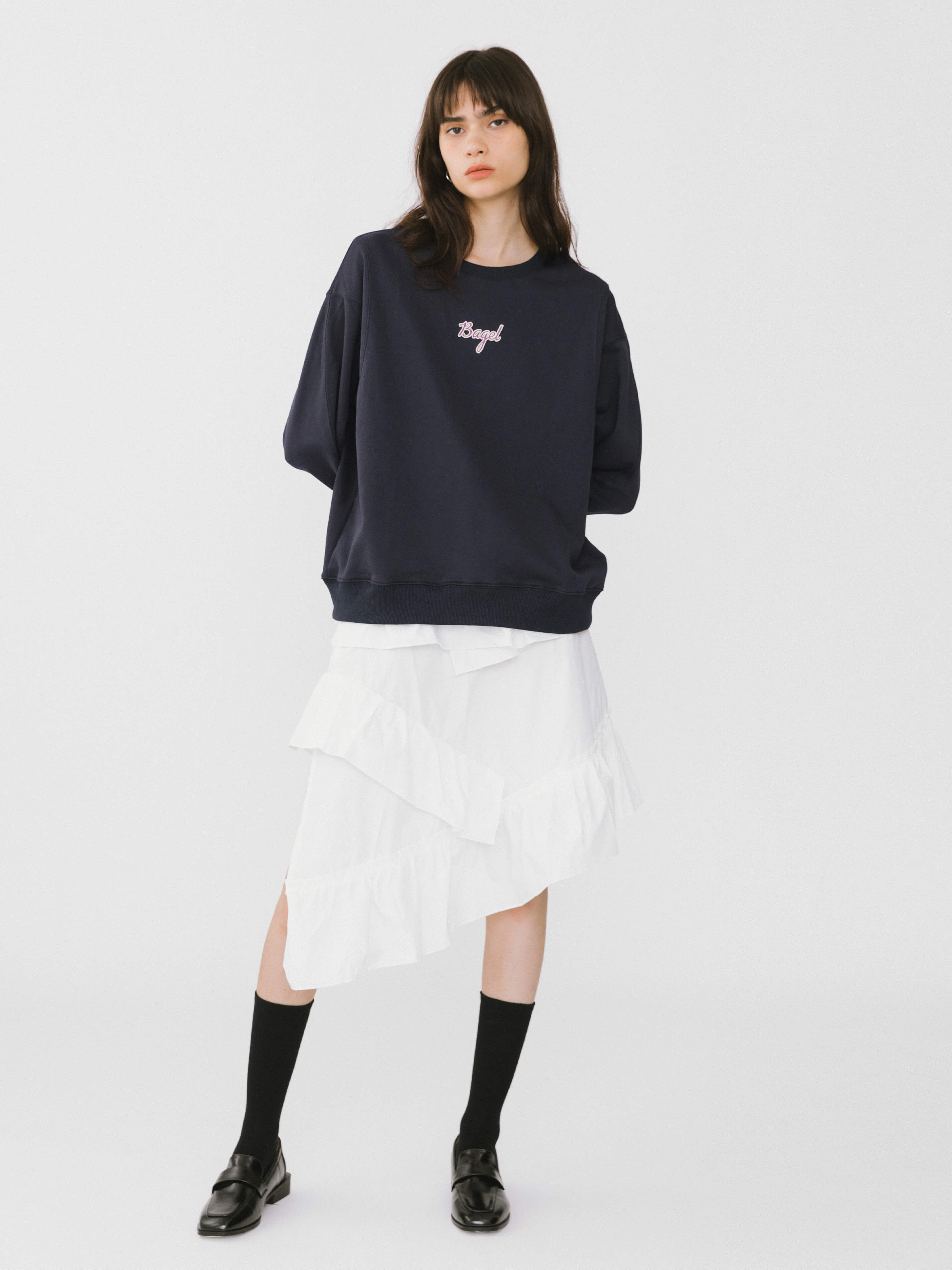 Bagel Oversized Boyfriend Sweater-5