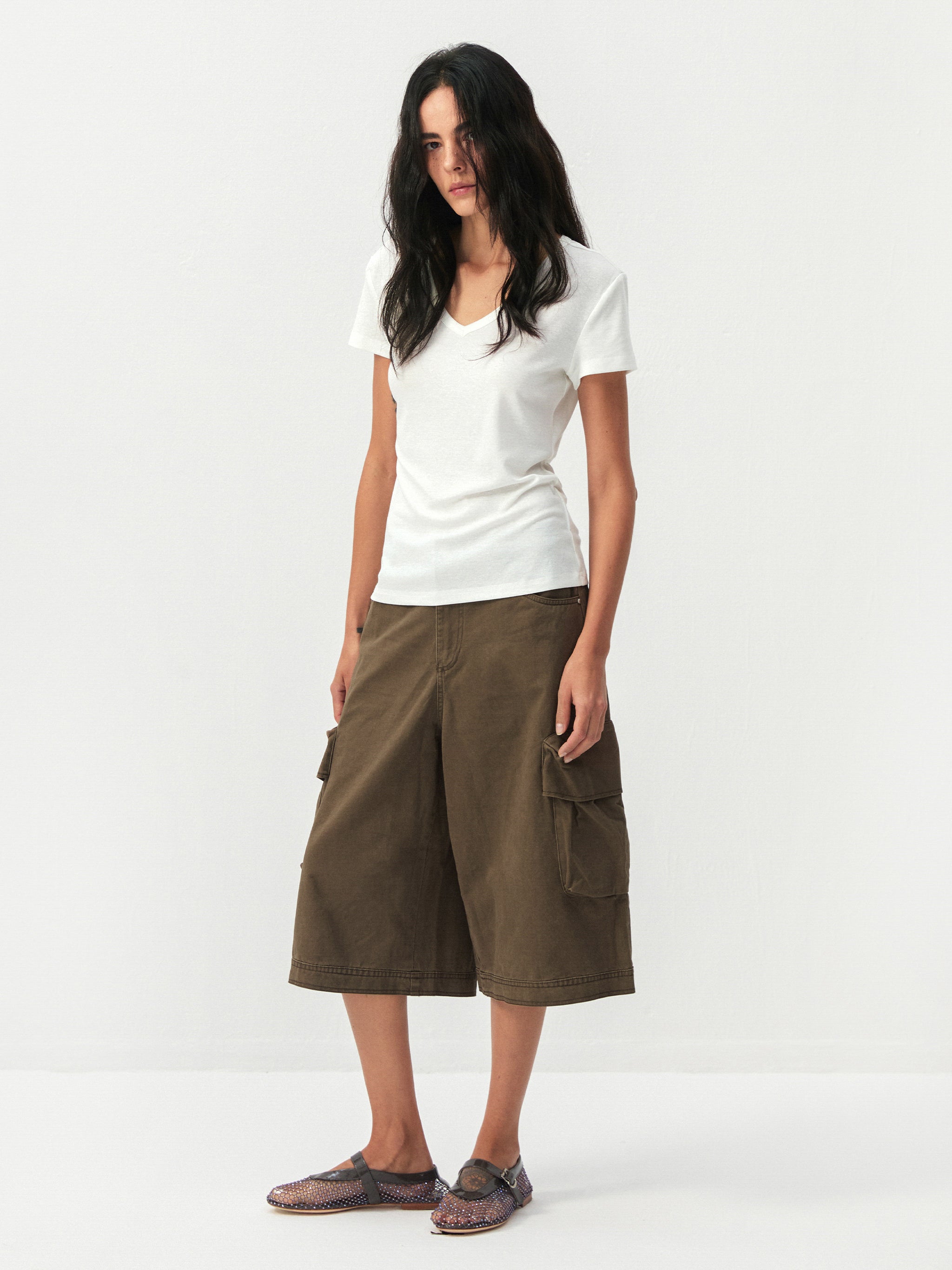 CUBIC 100% Cotton Cargo Culottes-5