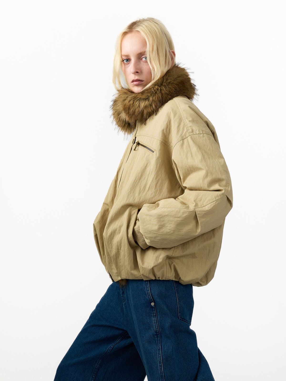 CUBIC Utility Oversized Parka Down Jacket-5