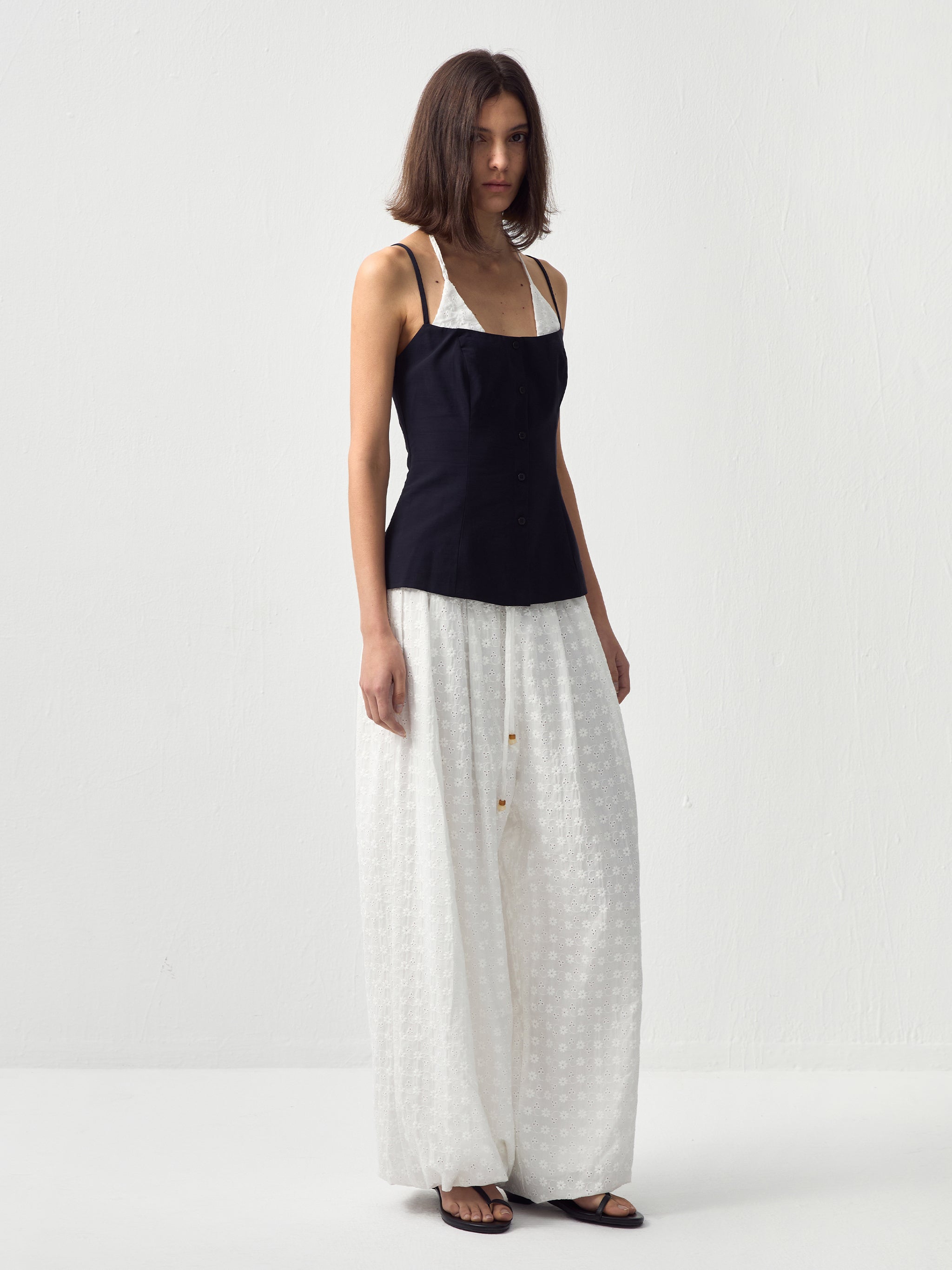 CUBIC Artistic Embroidered Balloon Pants-4