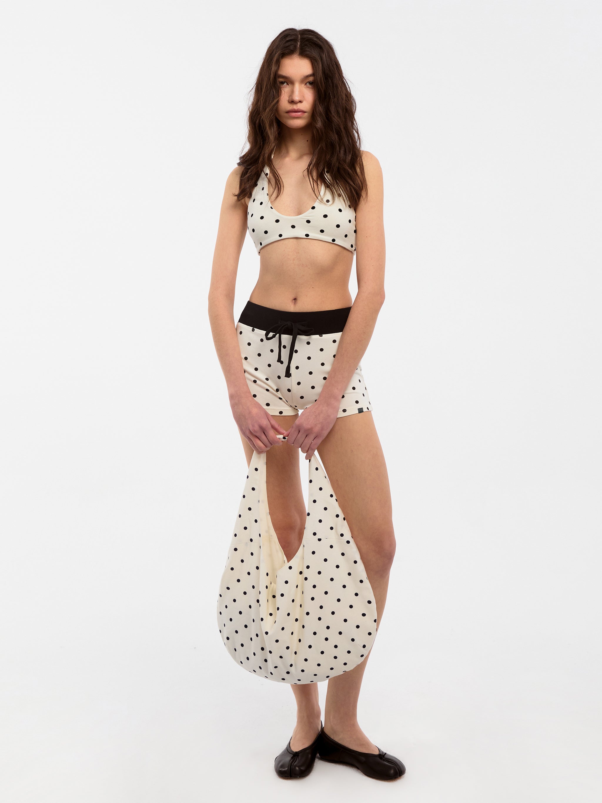CUBIC Polka Dot Halter Neck Strap-5