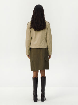 CUBIC Washed Cotton Moto Jacket