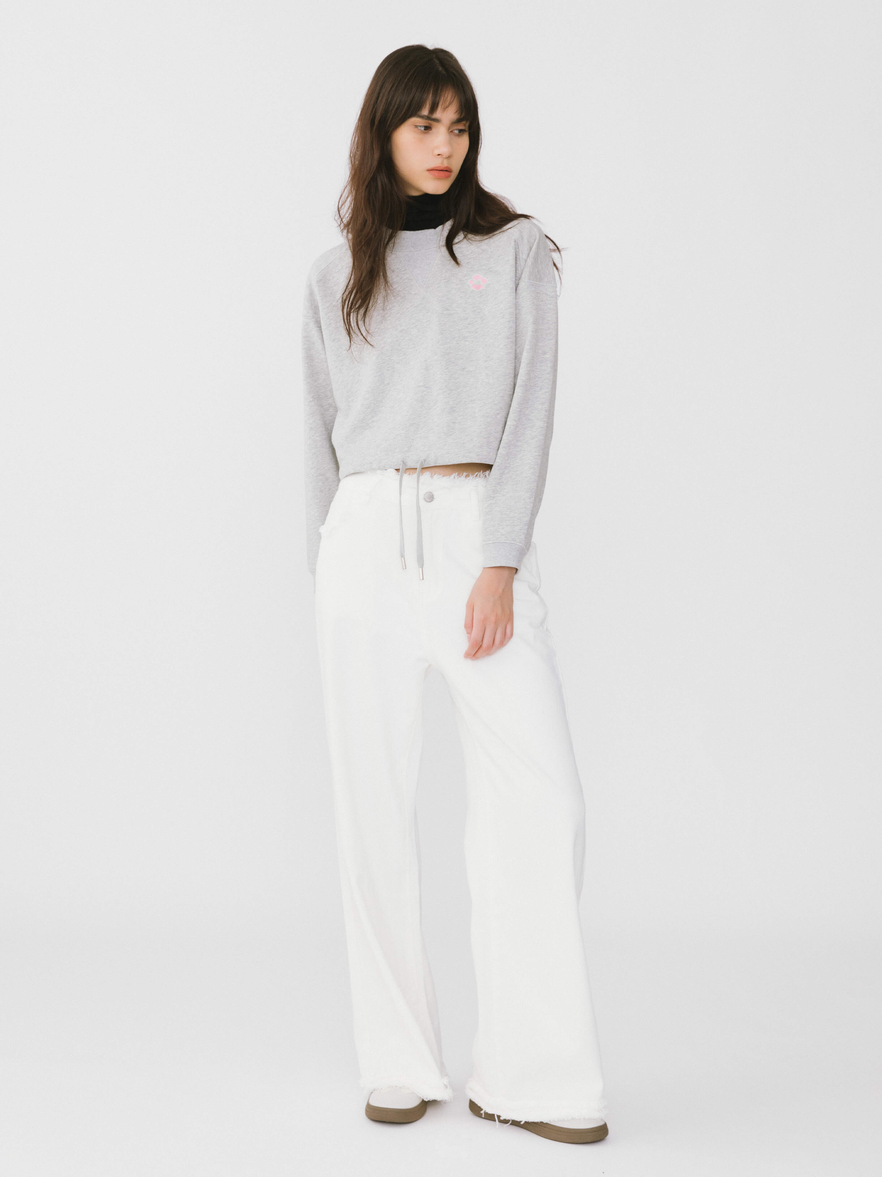 Short Basic Sweatshirt-4