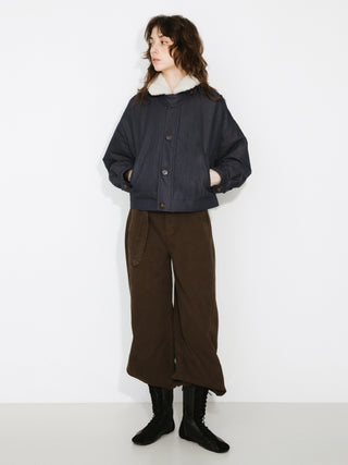 Removable Fur Collar High Neck Down Coat