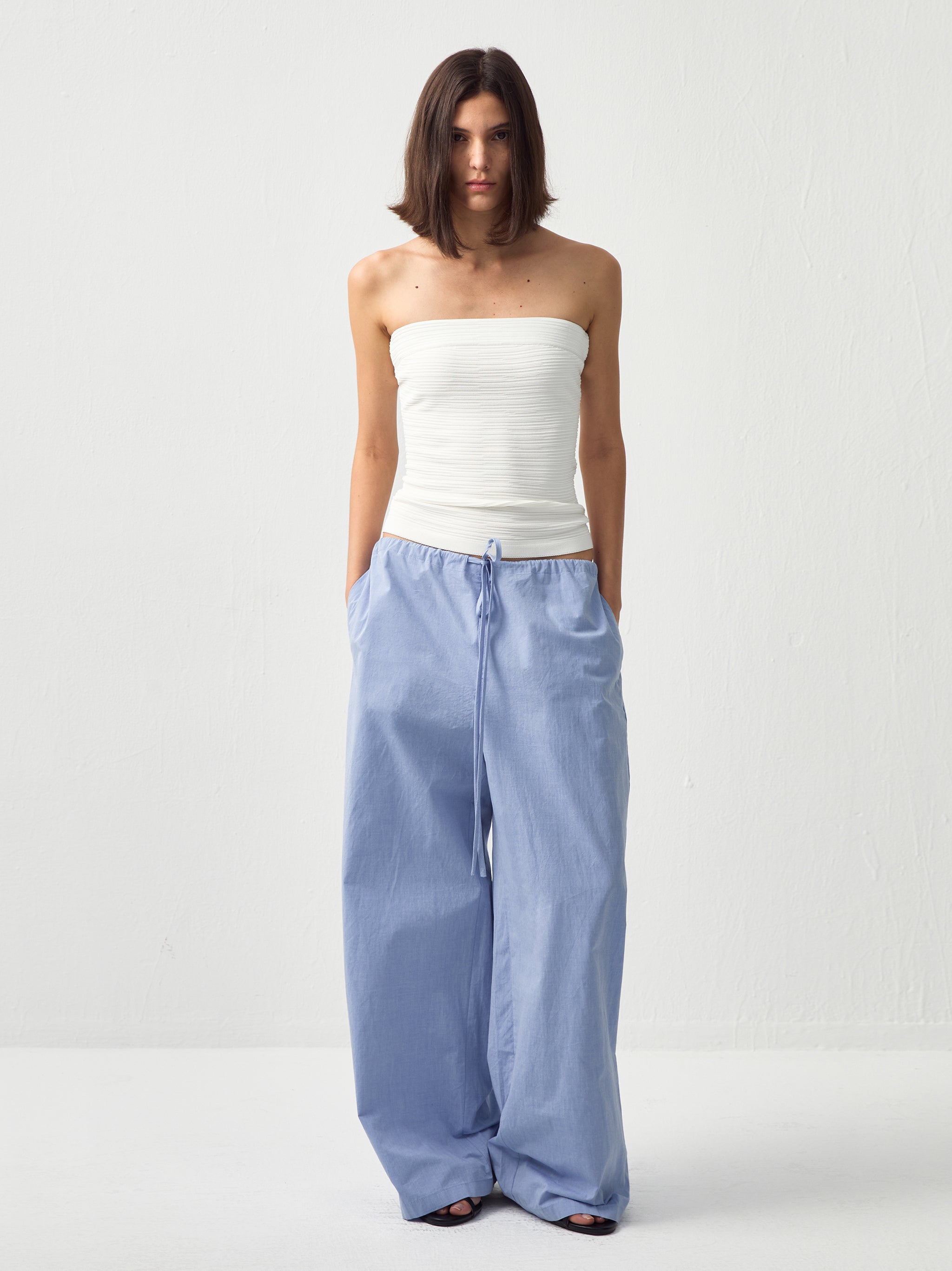 CUBIC Relaxed Straight-Leg Cotton Trousers-5