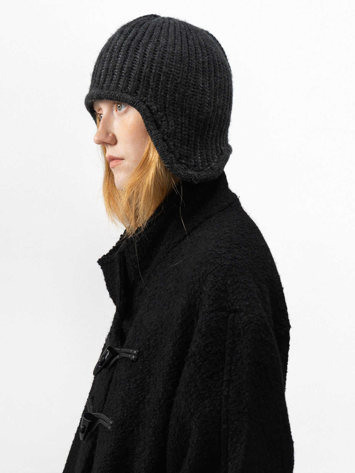 CUBIC Convertible Ribbed Knit Aviator Hat-5