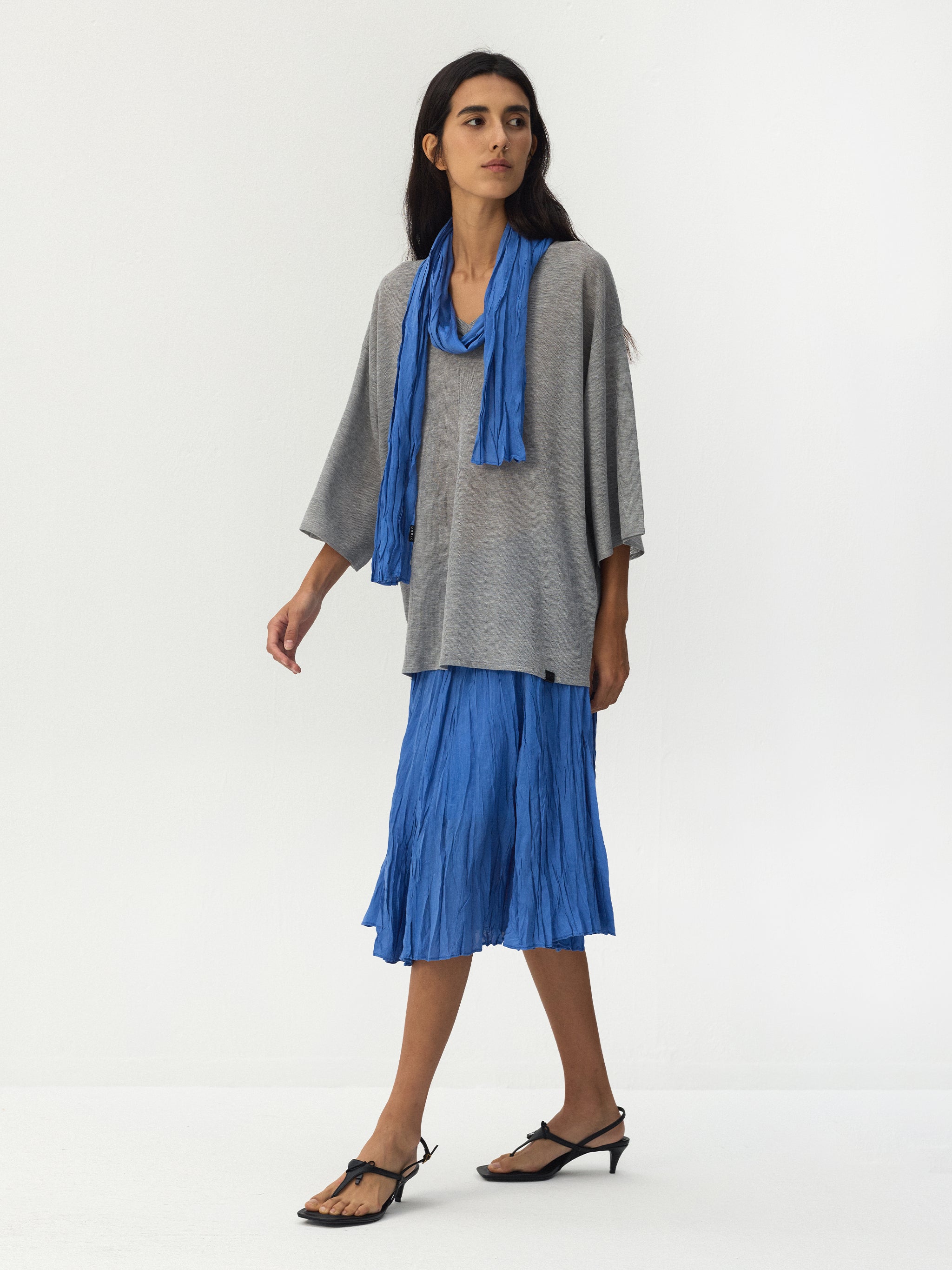 CUBIC Batwing Sleeve Knit Top-5