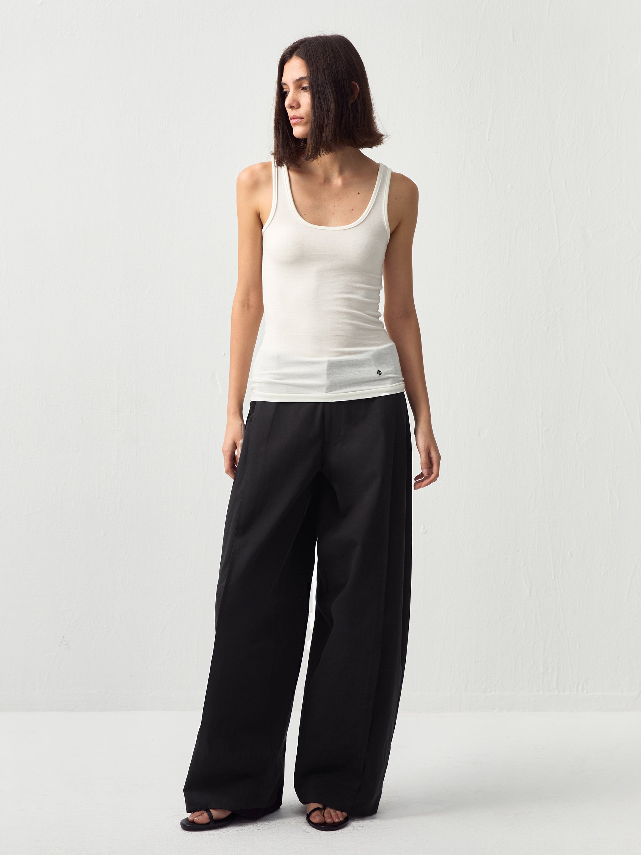 CUBIC Casual Wide-Leg Trousers-5