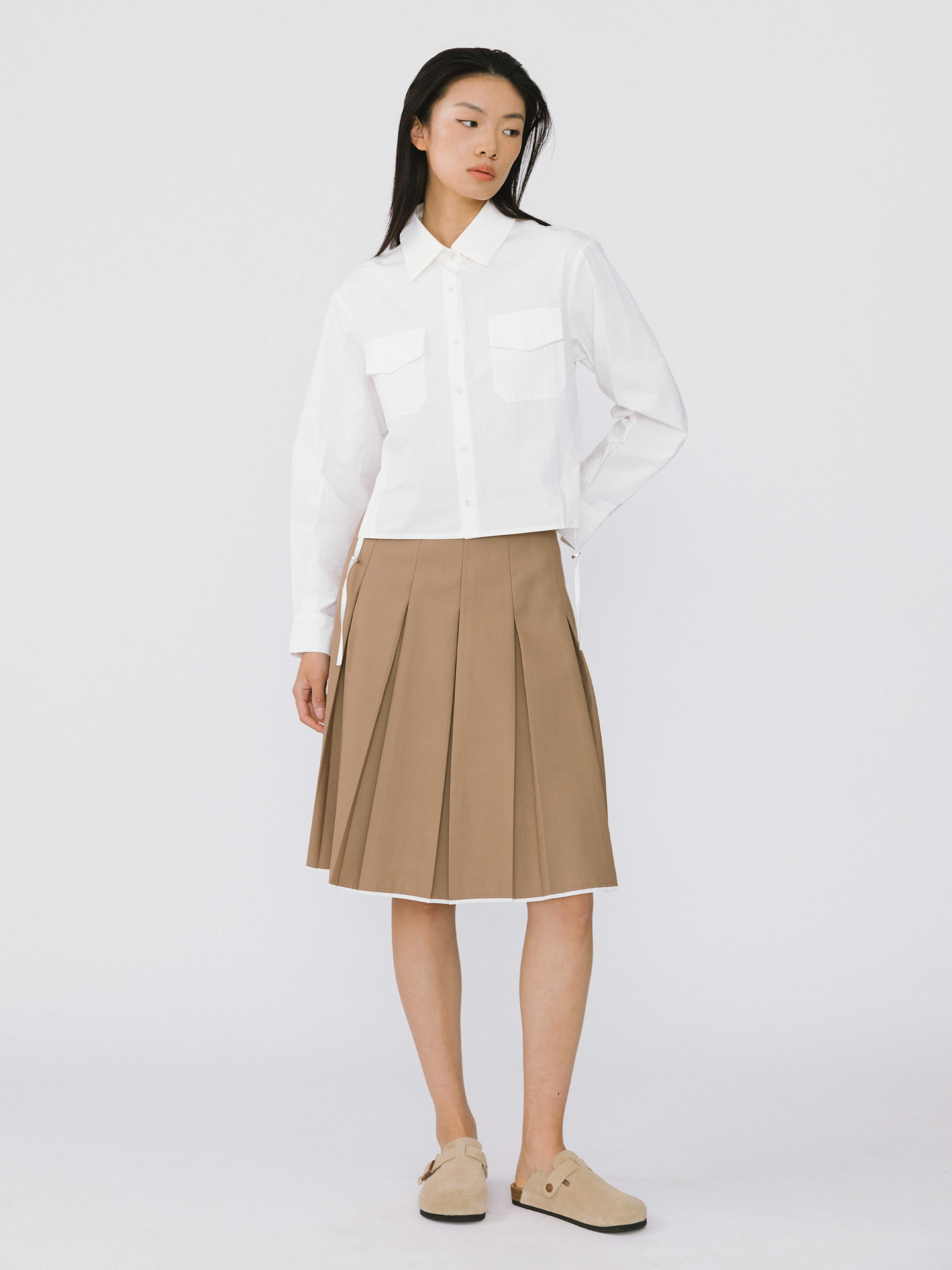 High Waisted Pencil Skirt-11