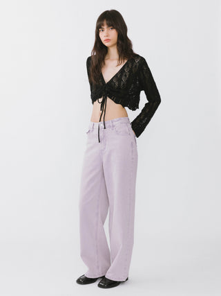 Asymmetric Pocket Classic Jeans