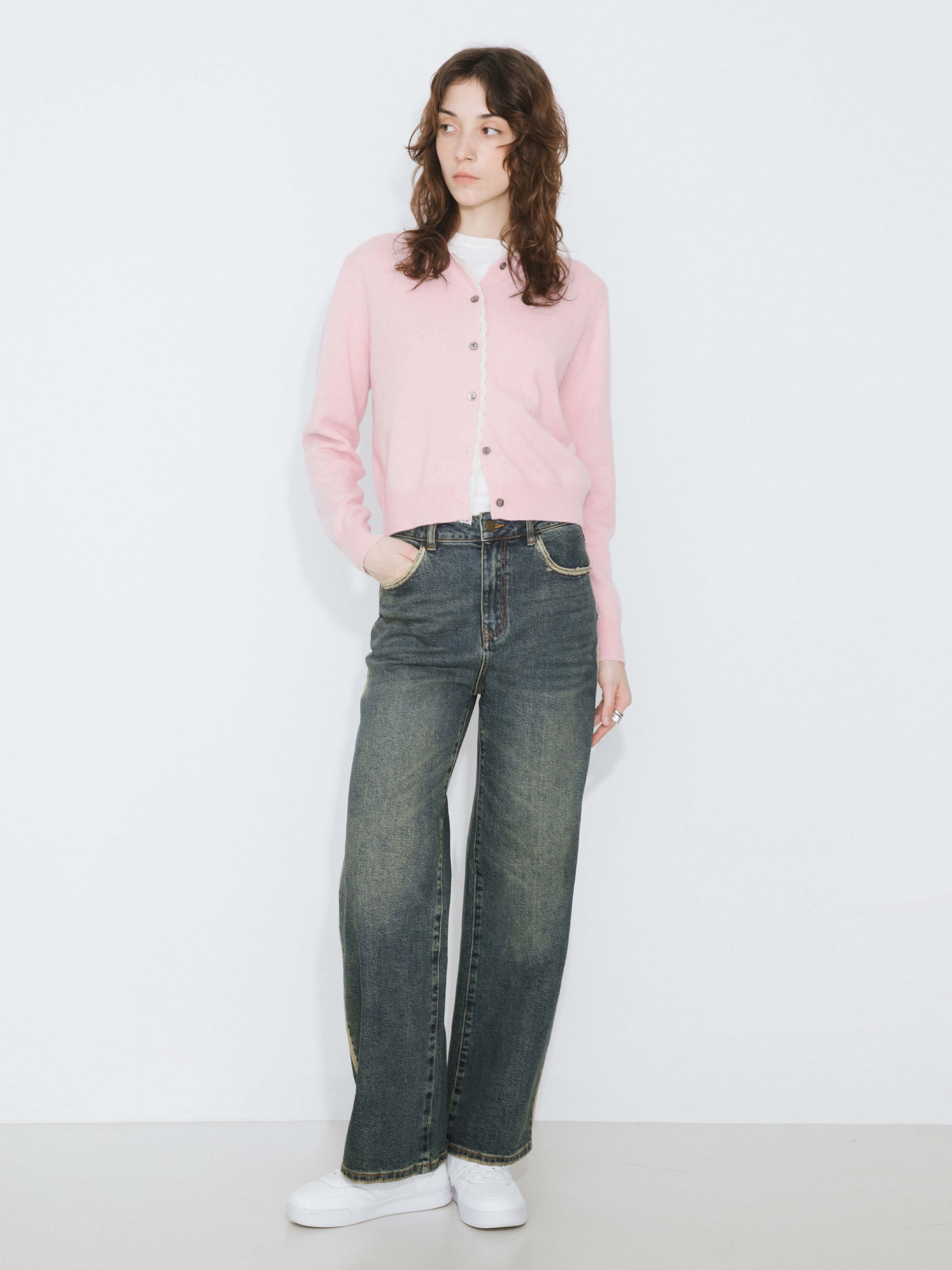 Vintage Bronze Wash Dark Jeans-5