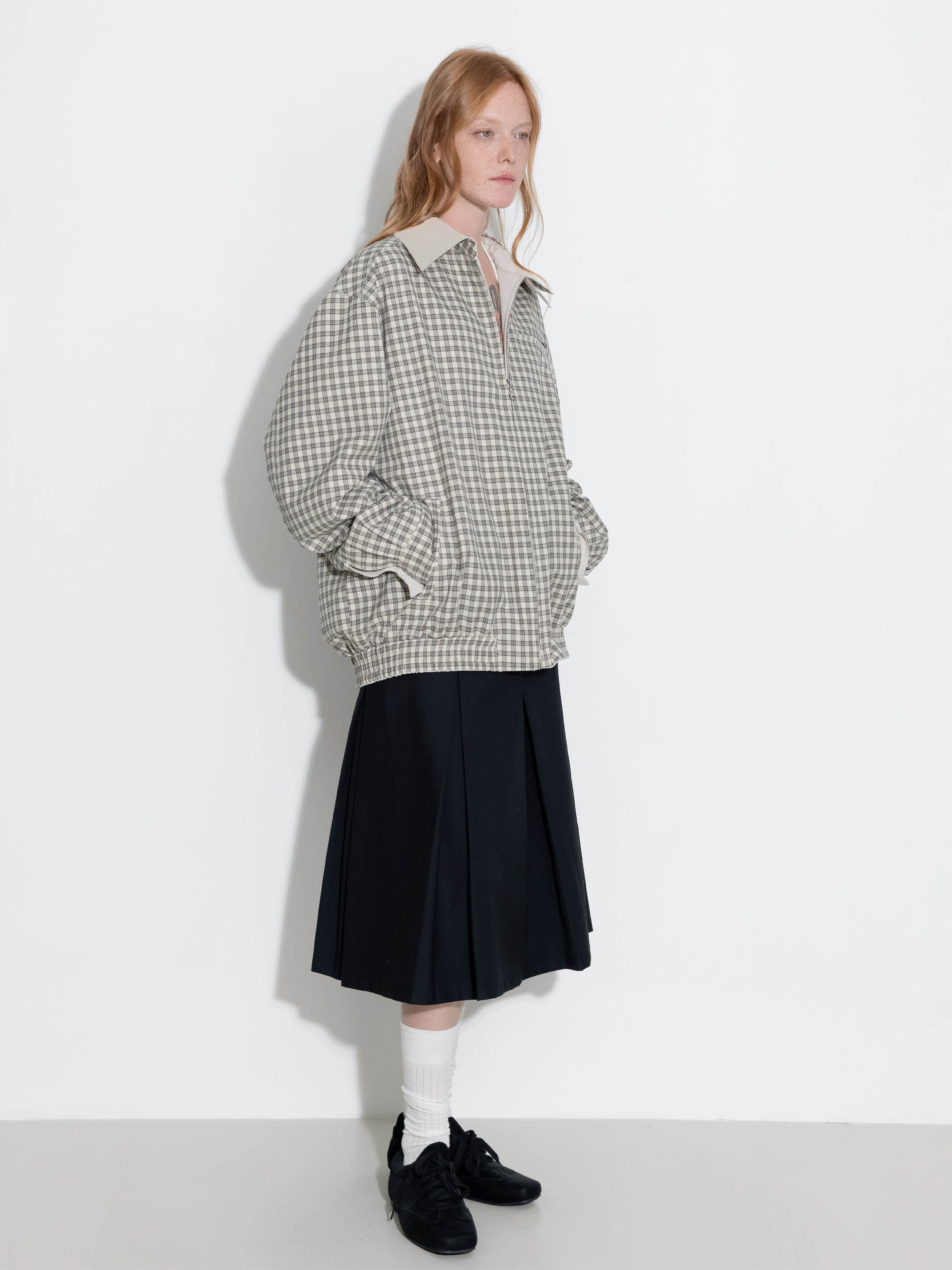 Reversible Jacket with Color-Block Collar-6